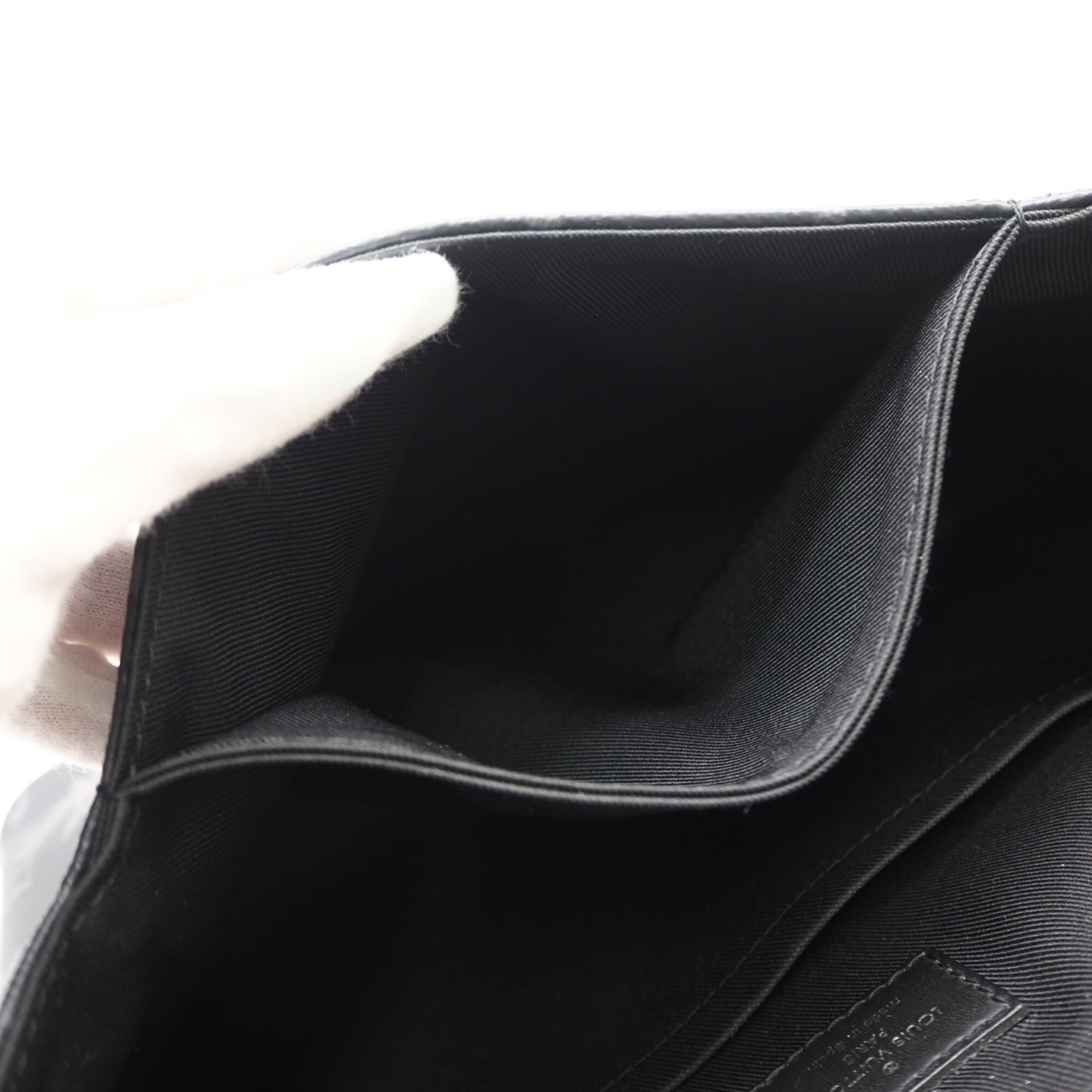 Louis Vuitton Monogram Eclipse Black Gray Coated Canvas Leather Shoulder Bag (Pre-Owned)