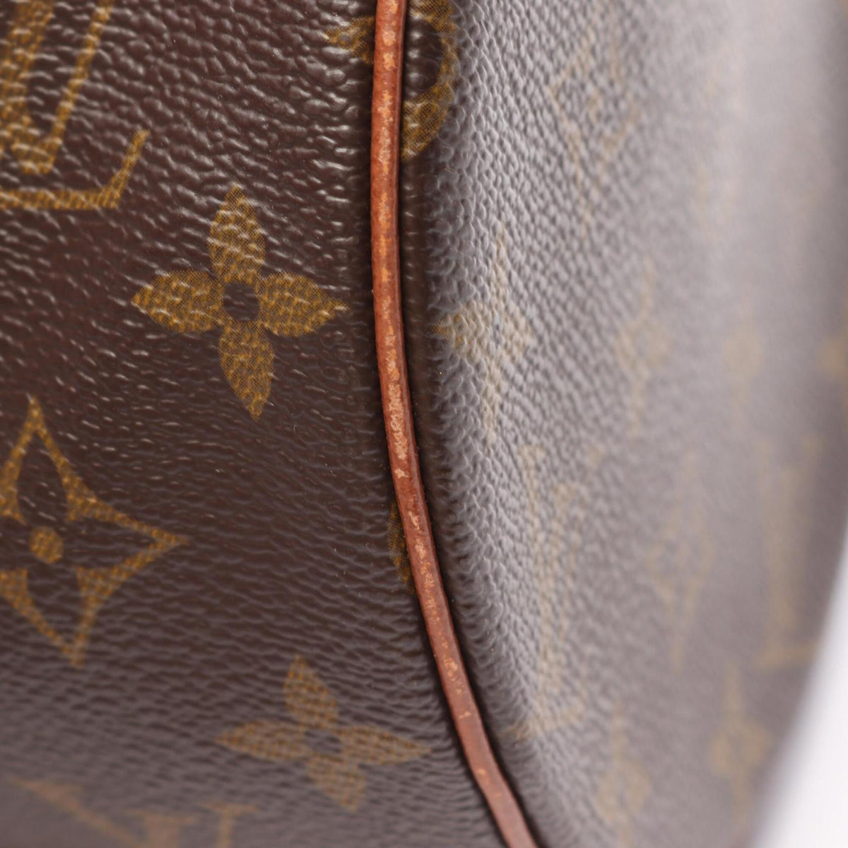 Louis Vuitton Brown Monogram Coated Canvas Leather Handbag (Pre-Owned)