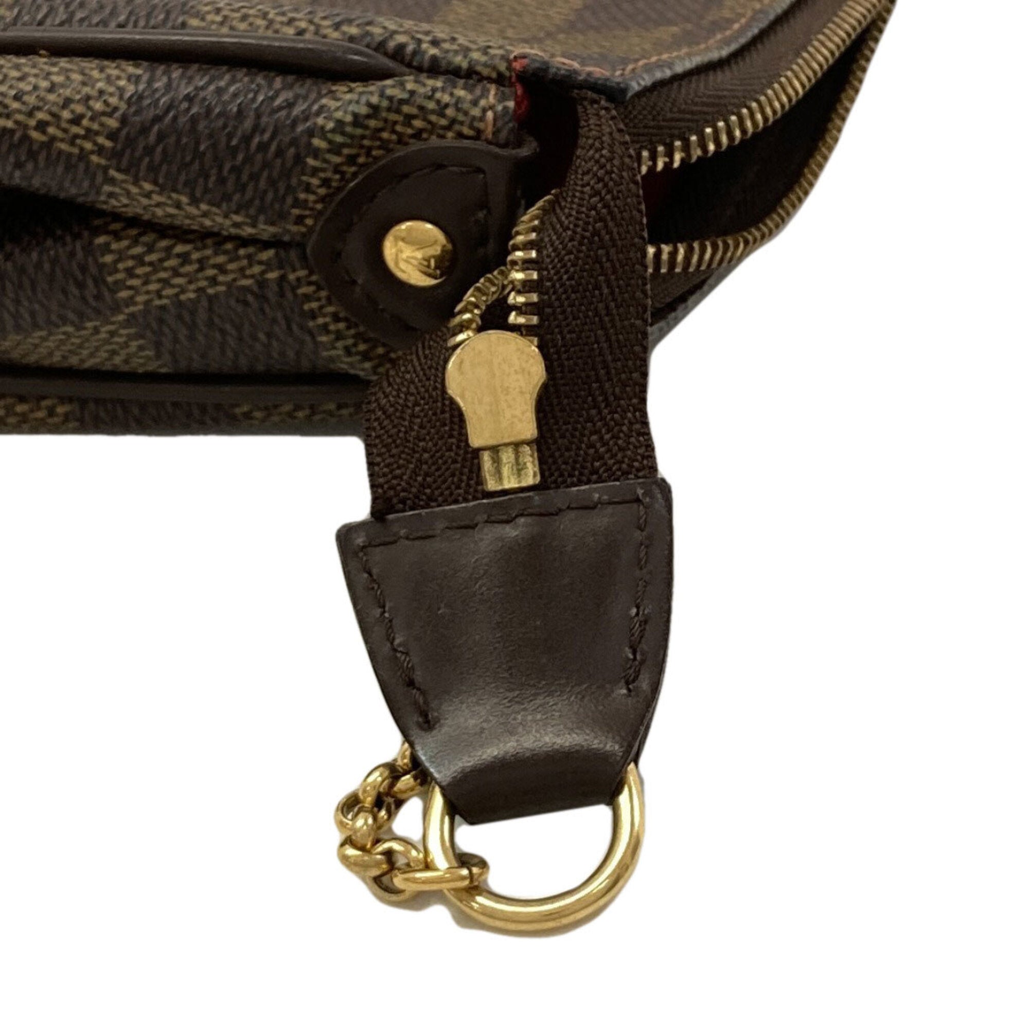 Louis Vuitton Damier Damier Canvas Ebene Damier Canvas Handbag (Pre-Owned)
