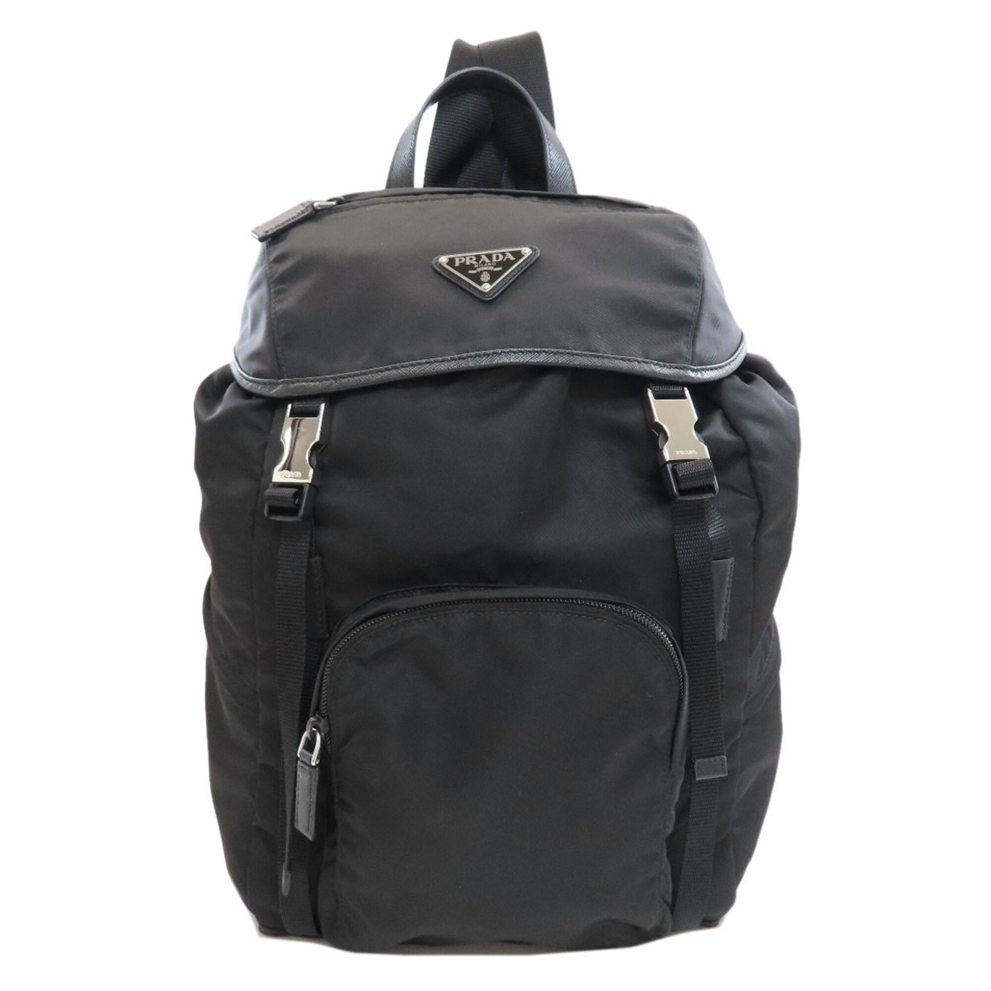 Prada Black Nylon Backpack (Pre-Owned)