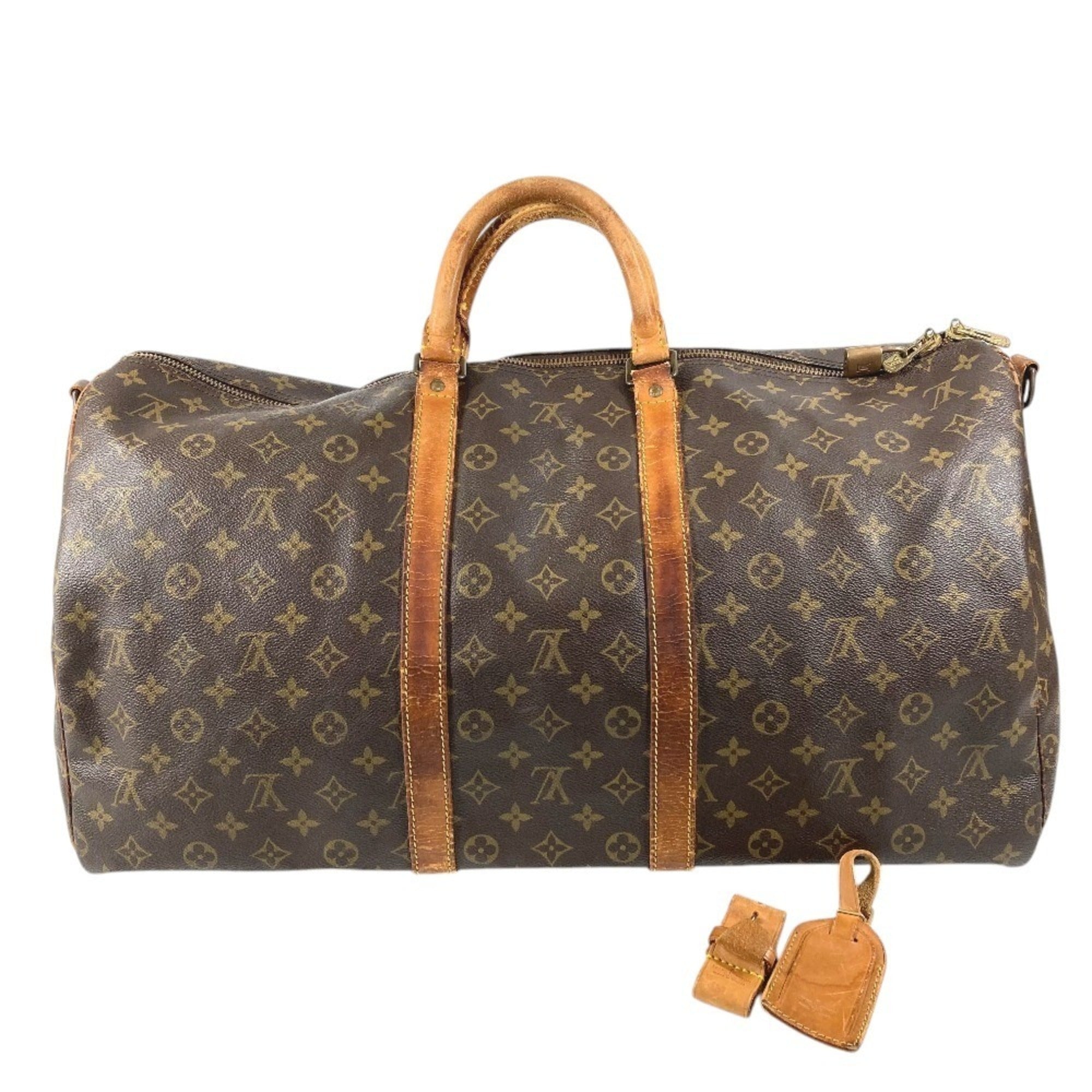 Louis Vuitton Brown Monogram Canvas Boston Bag Handbag (Pre-Owned)