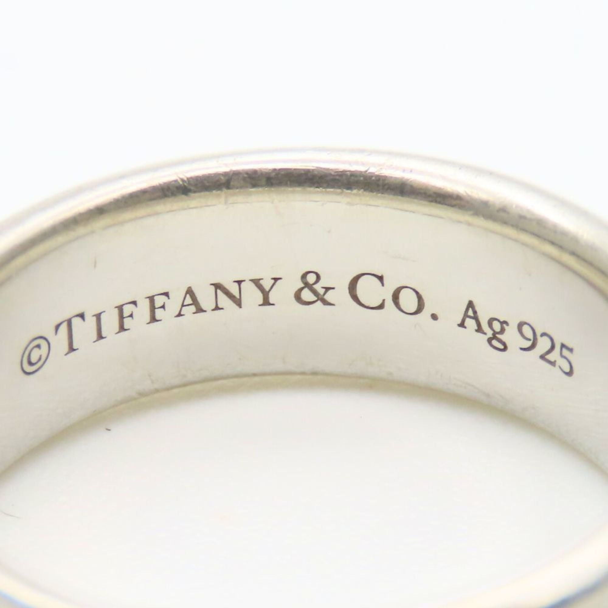 Tiffany Silver Silver 925 Band Ring (Pre-Owned)