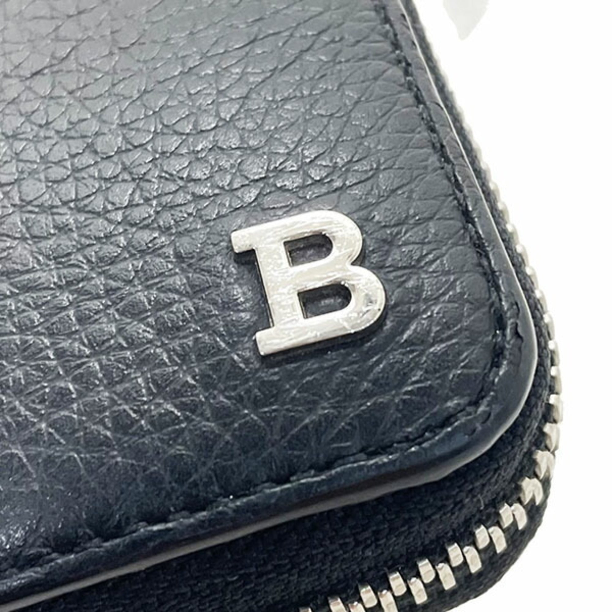 Bally Black Leather Coin Purse/Coin Case (Pre-Owned)