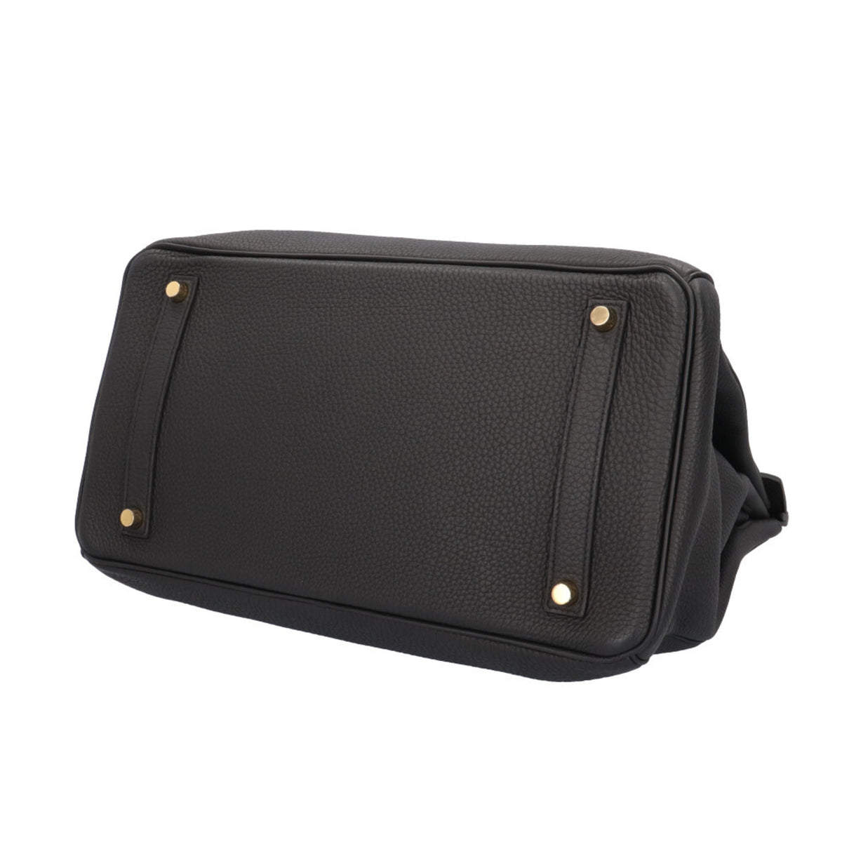 Hermes Black Togo Leather Handbag (Pre-Owned)