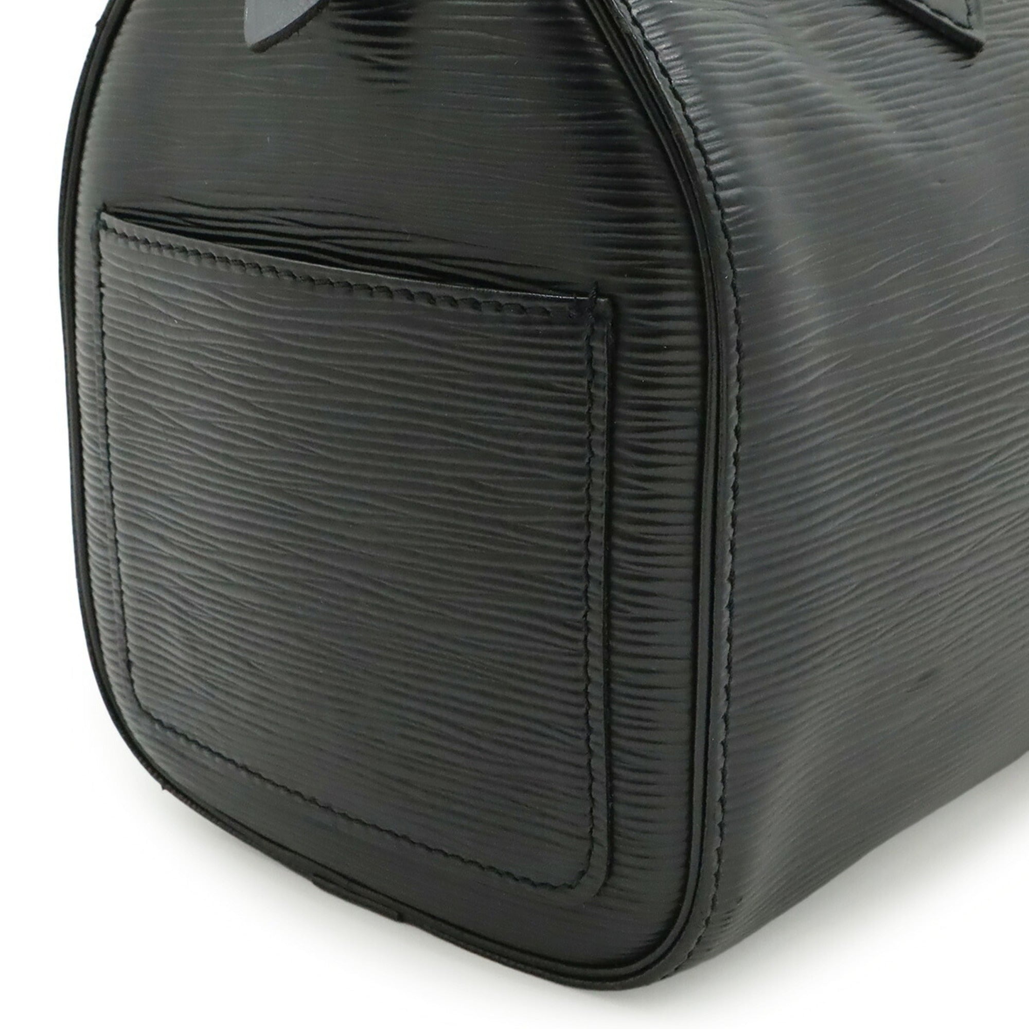 Louis Vuitton Black Noir Epi Leather Handbag (Pre-Owned)
