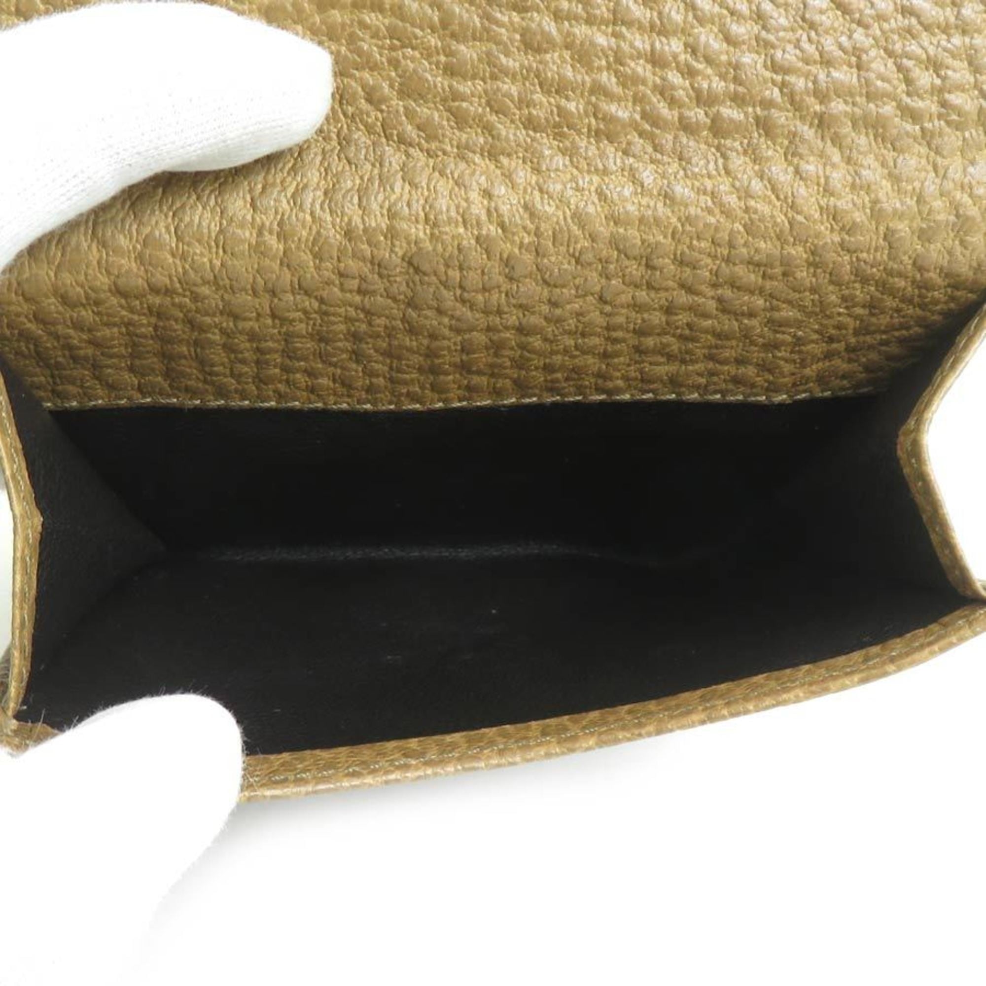 Gucci Brown Leather Wallet (Bi-Fold) (Pre-Owned)