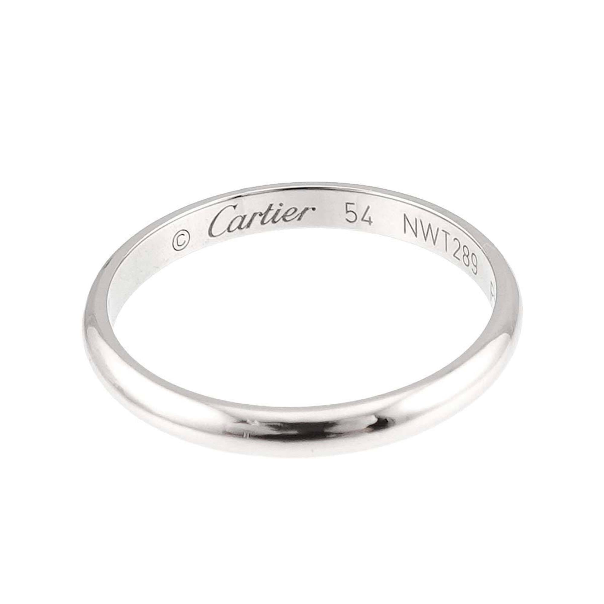 Cartier Platinum 950 Band Ring (Pre-Owned)