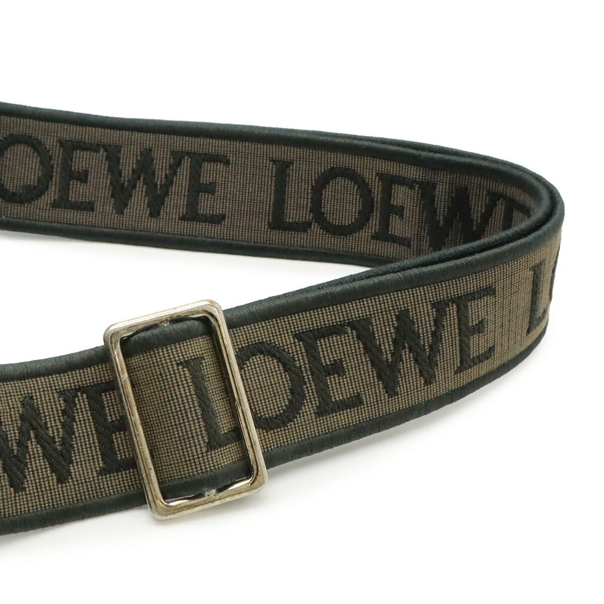 Loewe Black Leather Messenger Bag Shoulder Bag (Pre-Owned)