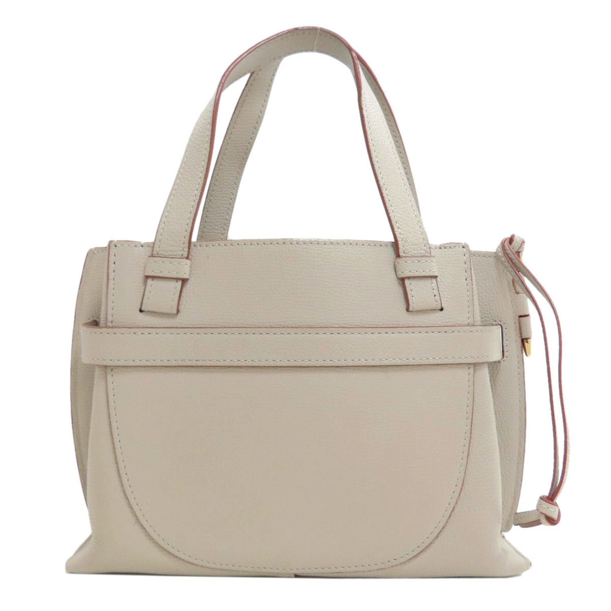 Loewe Cream Leather Handbag (Pre-Owned)