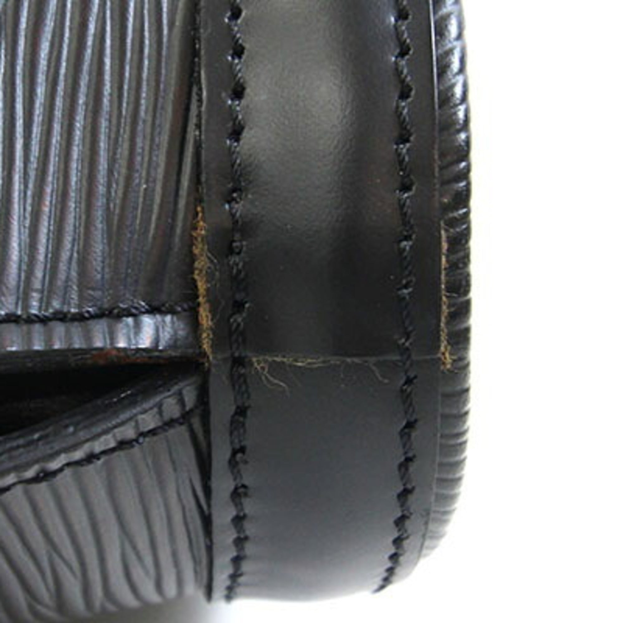 Louis Vuitton Black Noir Leather Tote Bag (Pre-Owned)