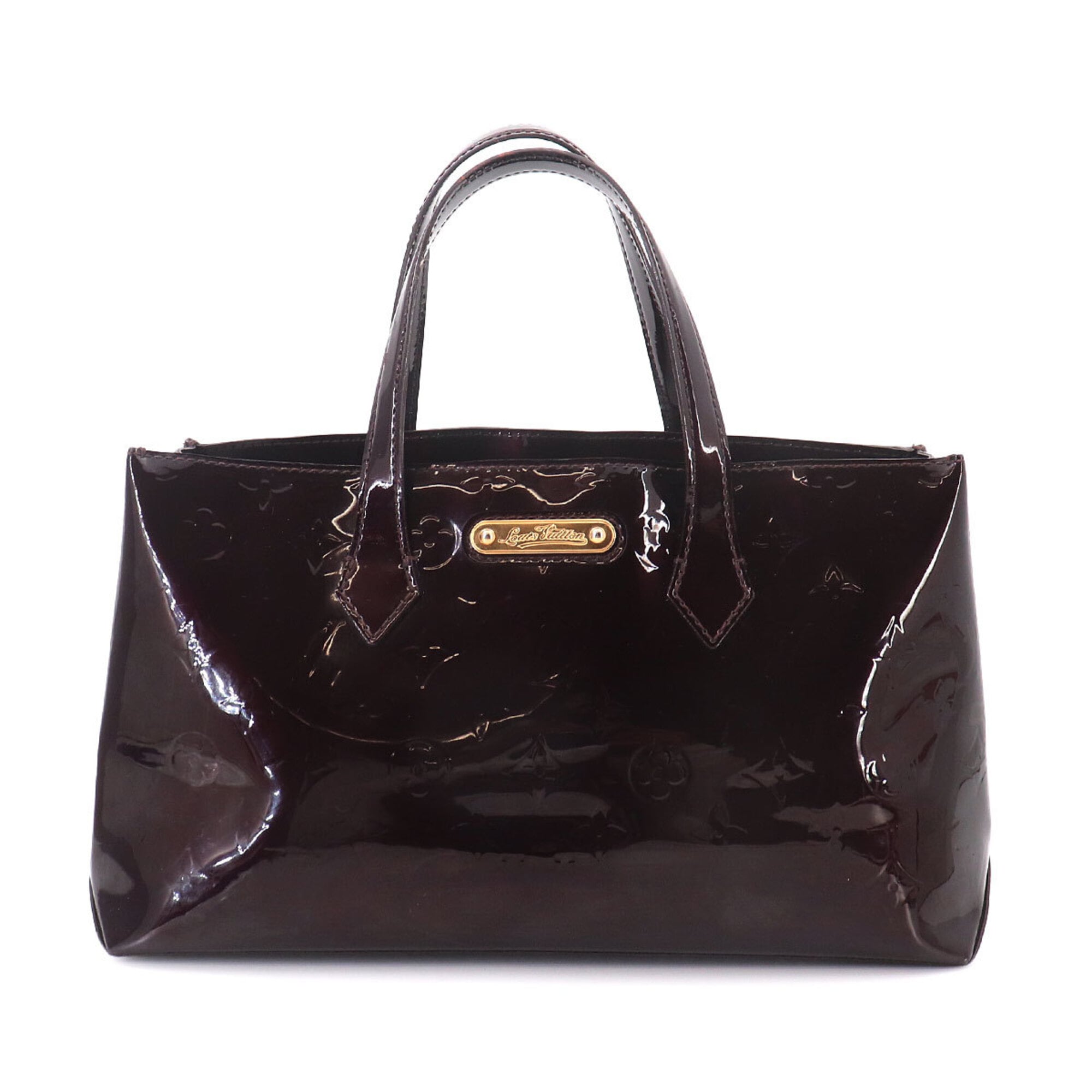 Louis Vuitton Amarante Monogram Vernis Handbag (Pre-Owned)
