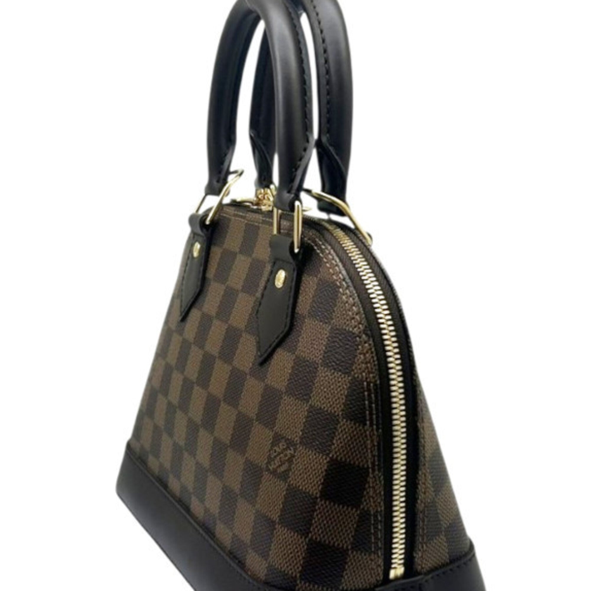Louis Vuitton Damier Brown Damier Canvas Ebene Damier Canvas Handbag Shoulder Bag (Pre-Owned)