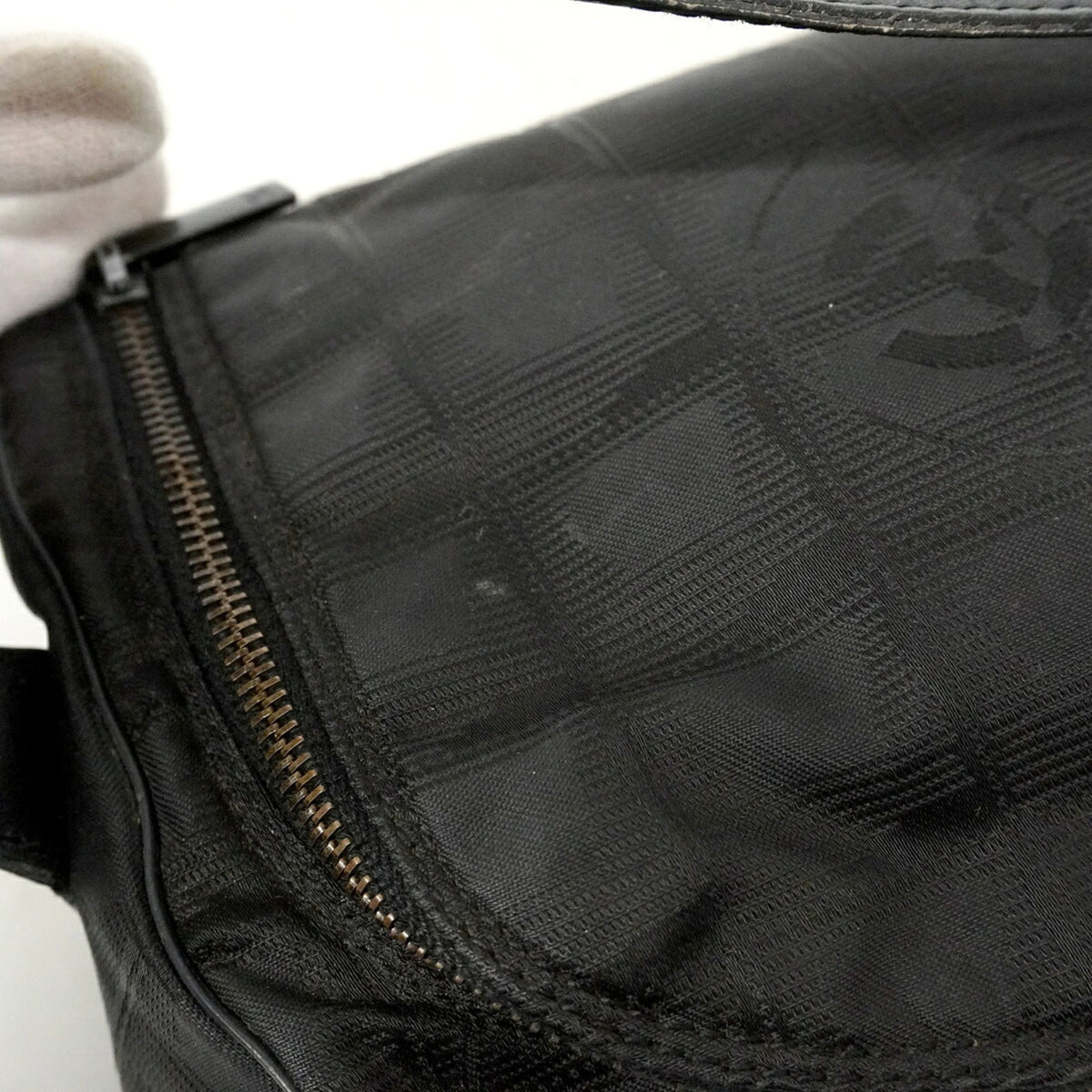 Chanel Black Nylon Vanity Bag (Pre-Owned)