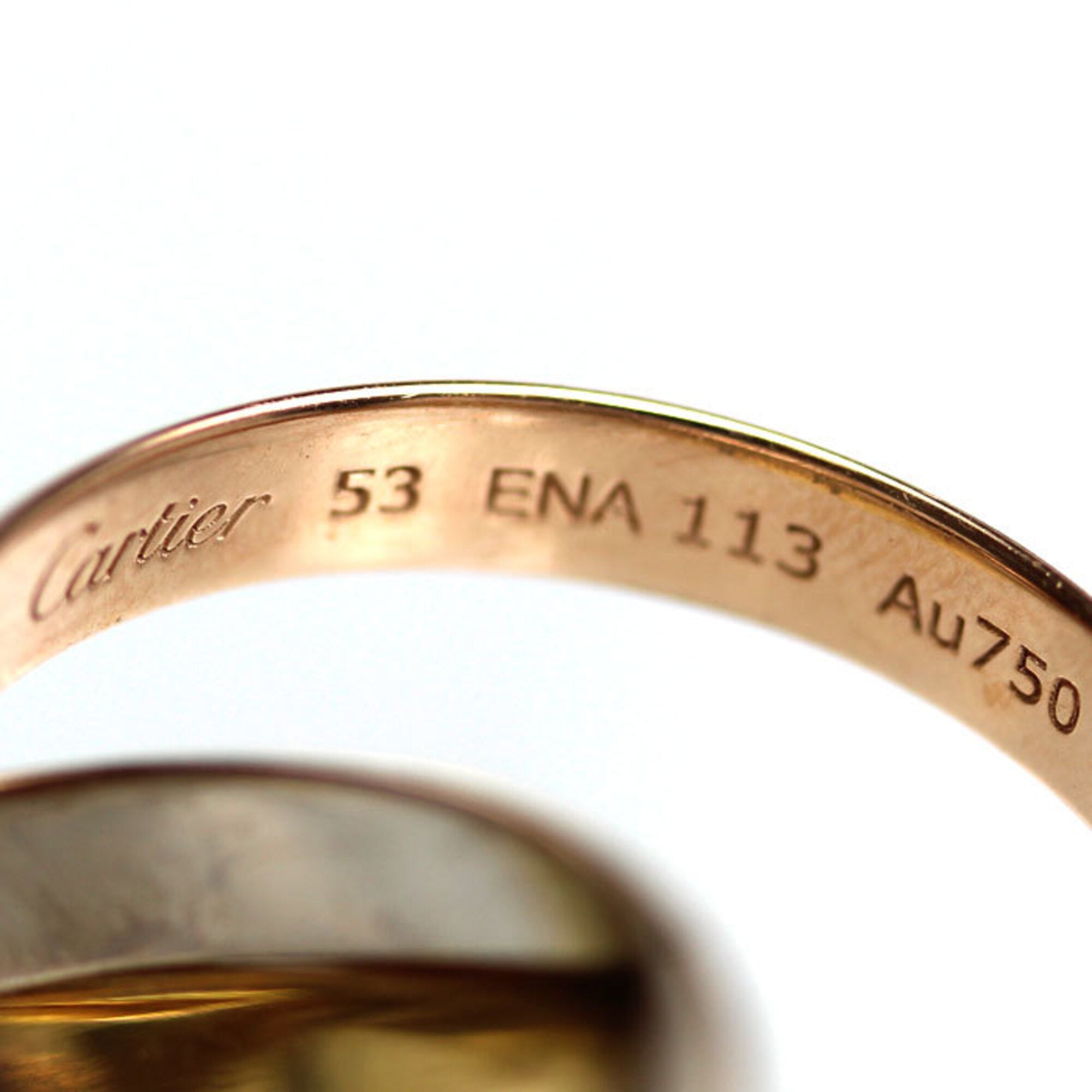 Cartier Yellow Gold (18K) Pink Gold (18K) White Gold (18K) Band Ring (Pre-Owned)