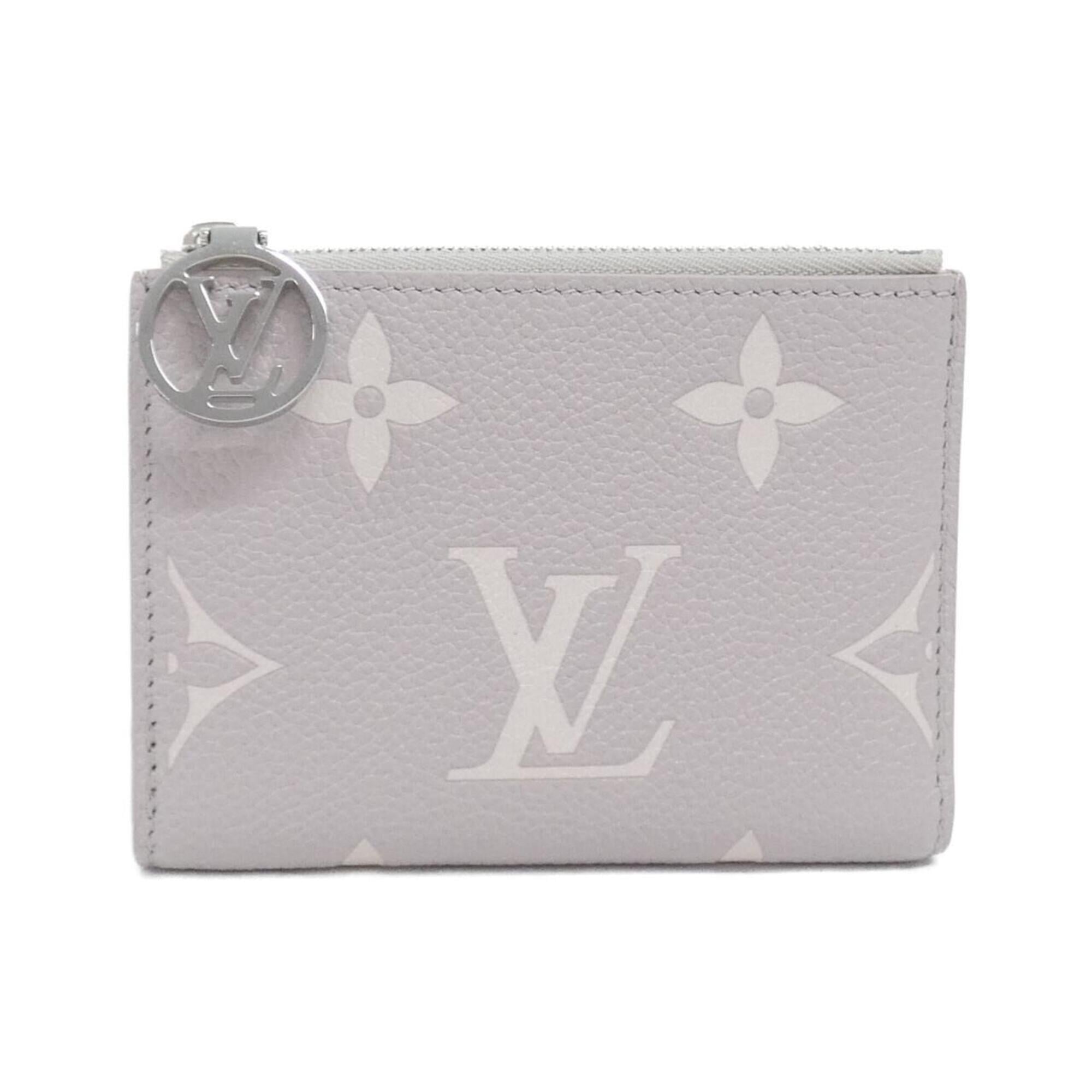 Louis Vuitton Gray Leather Wallet (Bi-Fold) (Pre-Owned)