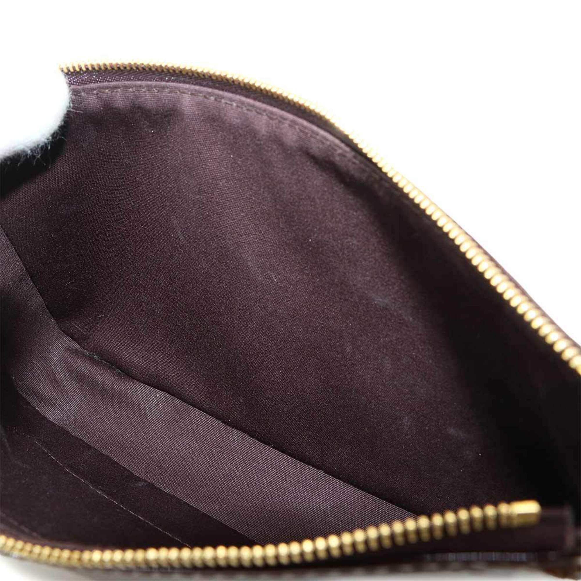Louis Vuitton Monogram Vernis Amarante Monogram Vernis Handbag Pochette (Pre-Owned)