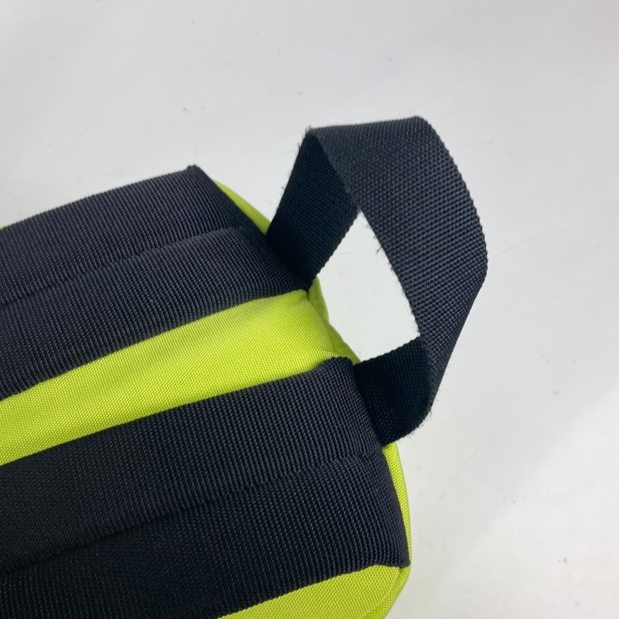 Balenciaga Black Yellow Nylon Canvas Backpack (Pre-Owned)