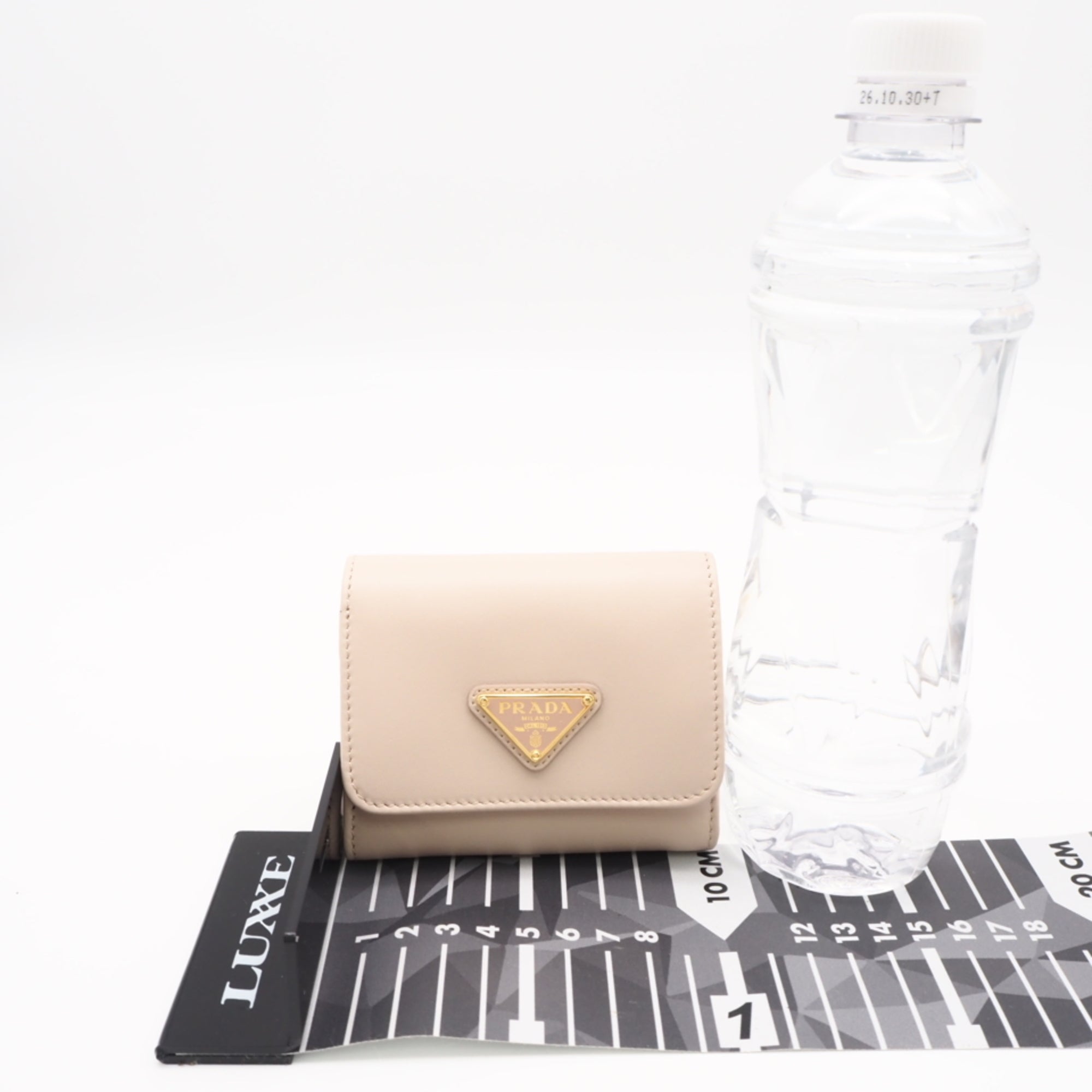 Prada Pink Leather Wallet (Tri-Fold) (Pre-Owned)