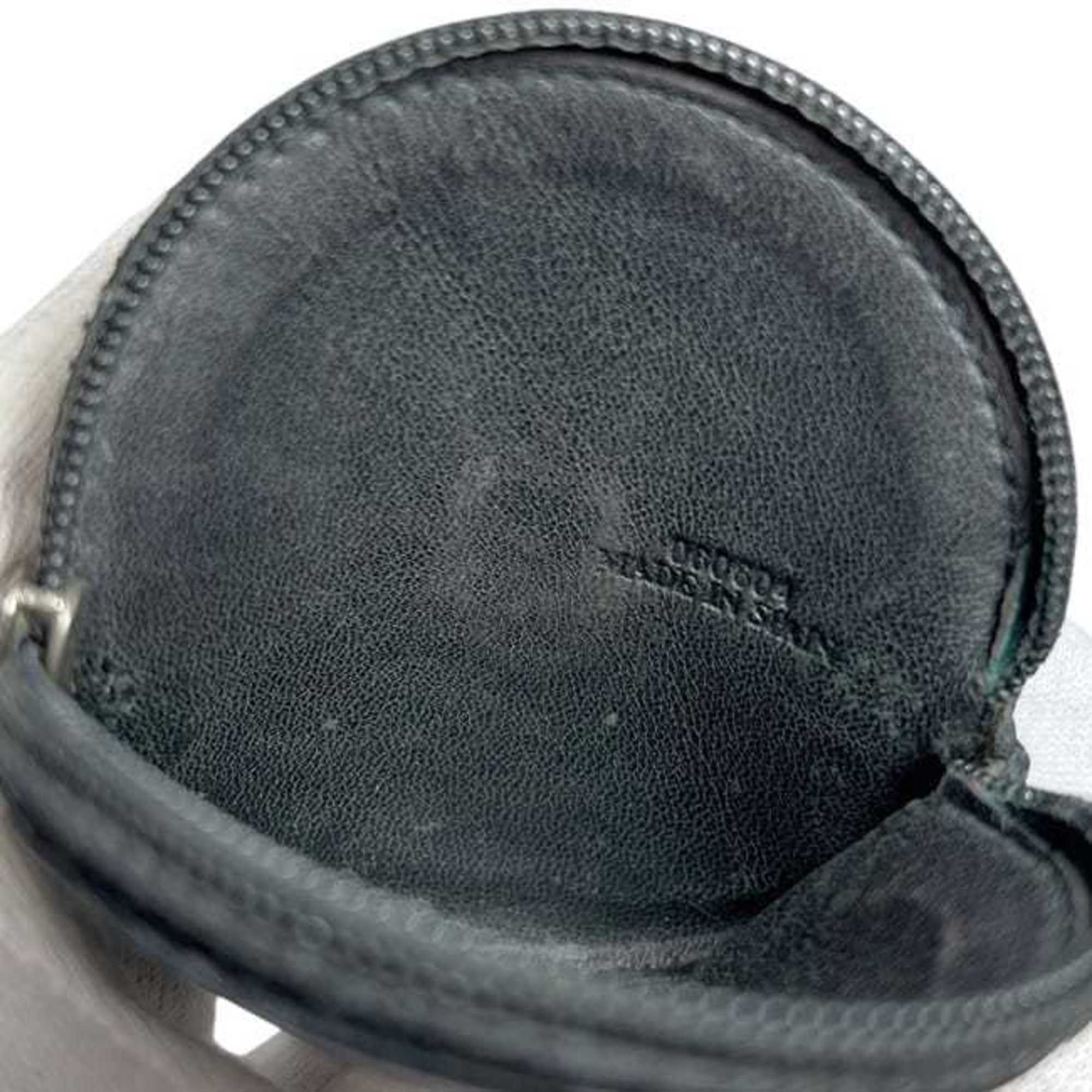Loewe Black Leather Coin Purse/Coin Case (Pre-Owned)