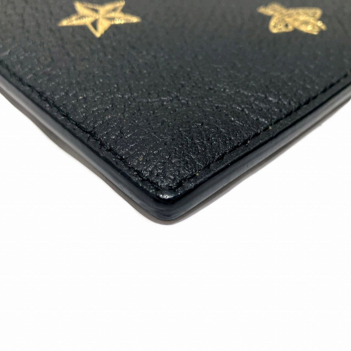 Gucci Black Leather Basket Clutch Bag (Pre-Owned)