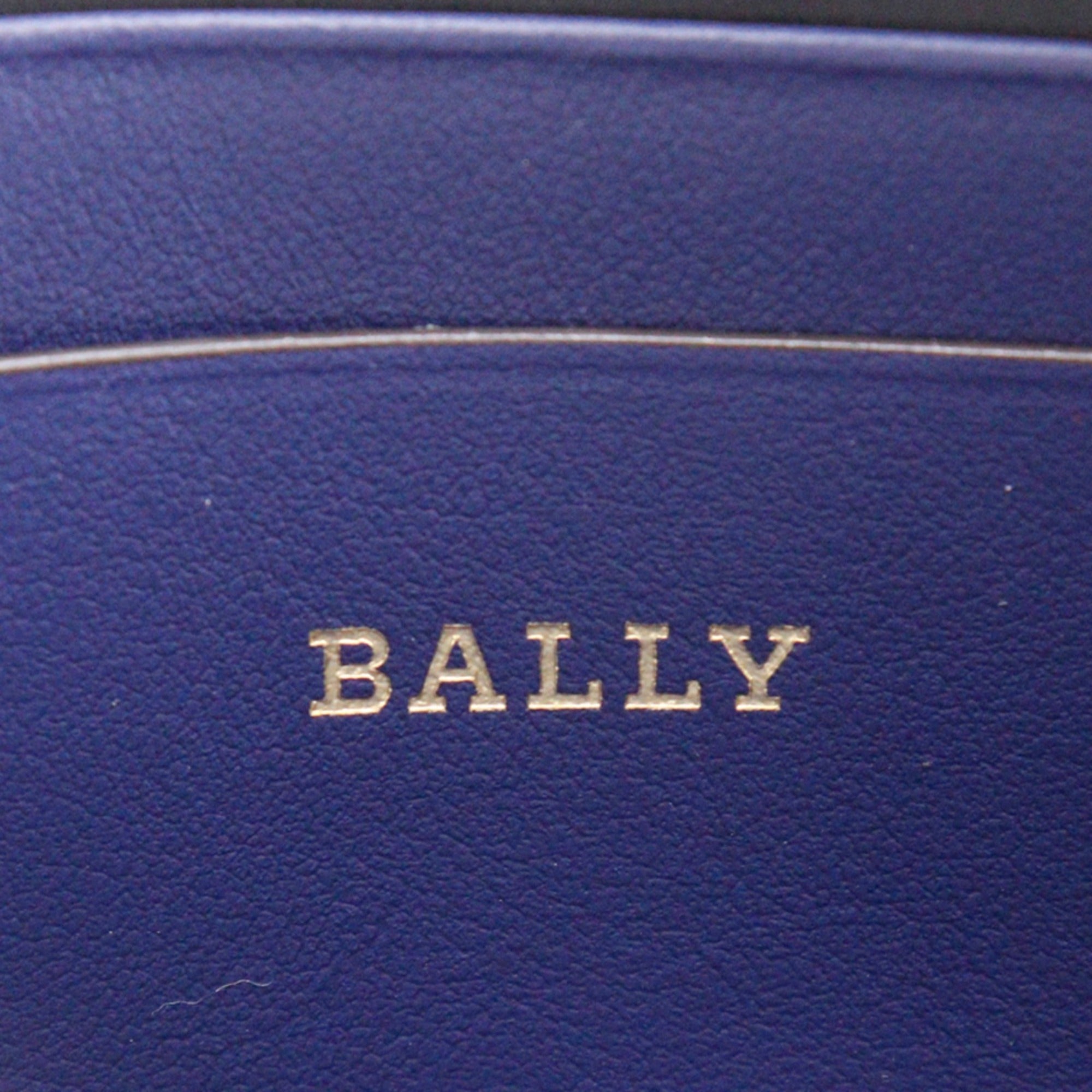 Bally Blue Leather Coin Purse/Coin Case (Pre-Owned)