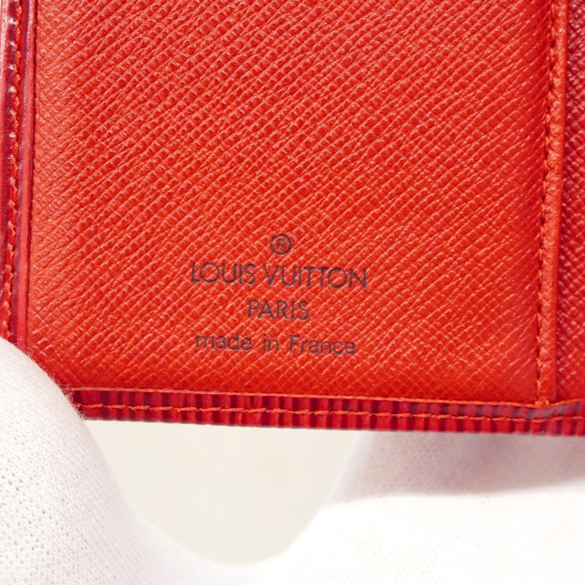 Louis Vuitton Castilian Red Wallet (Bi-Fold) (Pre-Owned)