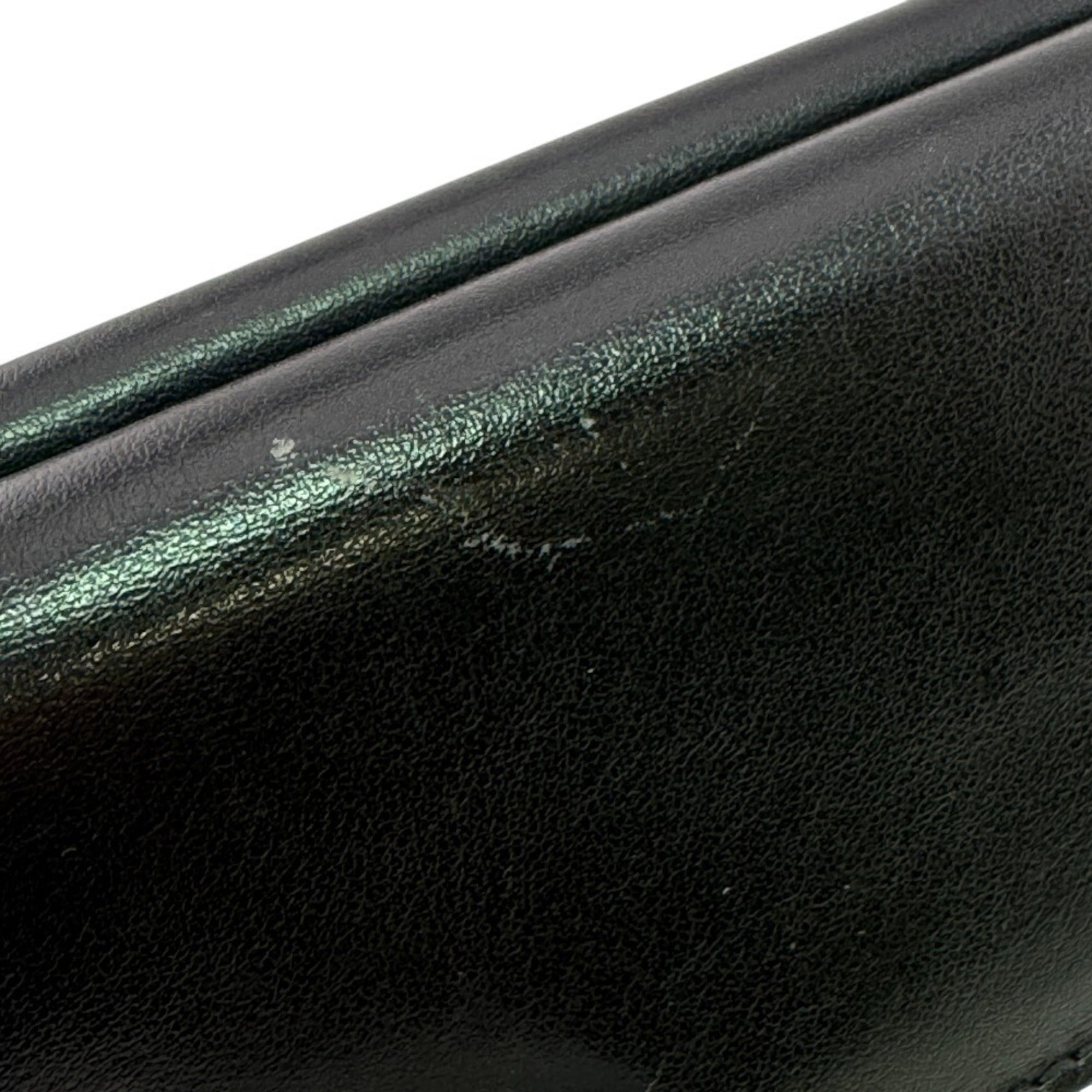 Burberry Black Leather Wallet (Tri-Fold) (Pre-Owned)