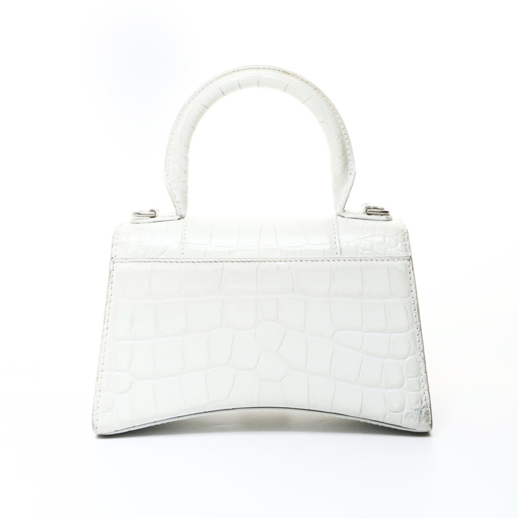 Balenciaga White Leather Shoulder Bag (Pre-Owned)