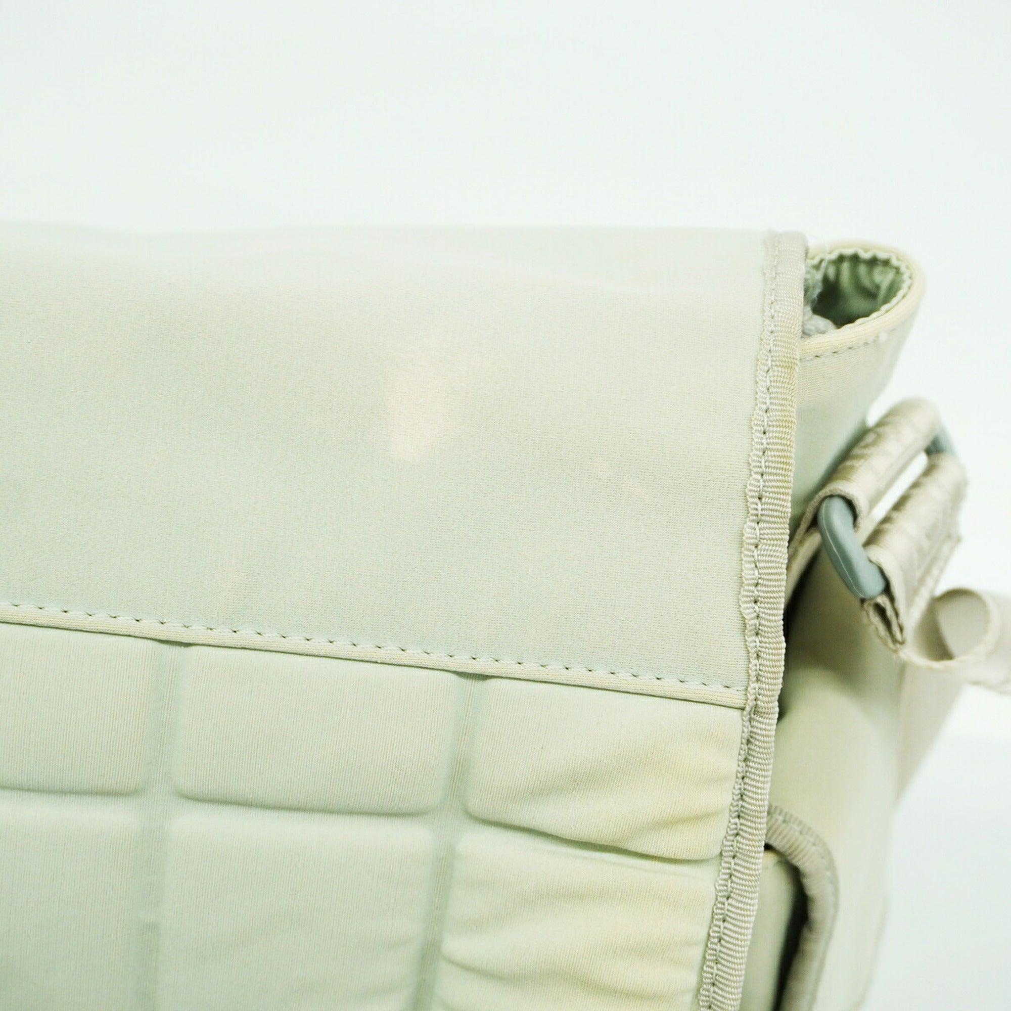 Chanel Gray Nylon Shoulder Bag (Pre-Owned)