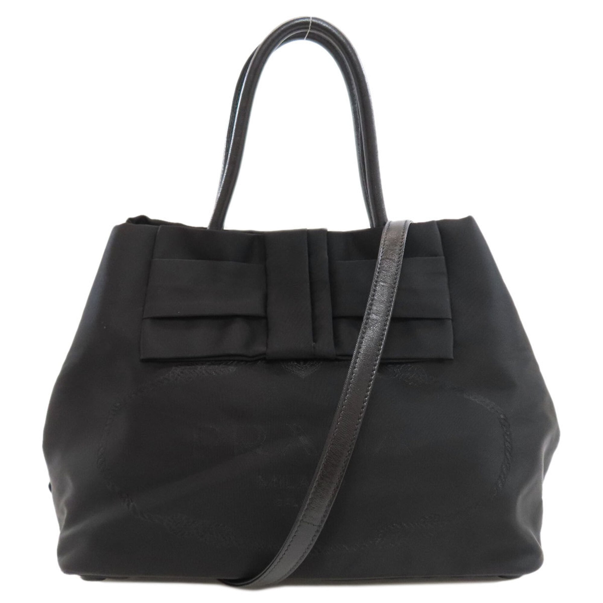 Prada Black Nylon Handbag (Pre-Owned)