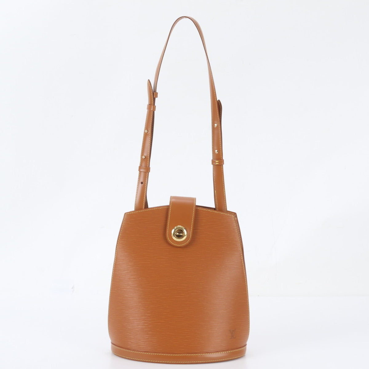 Louis Vuitton Gold Cipango Leather Handbag Shoulder Bag Tote Bag (Pre-Owned)