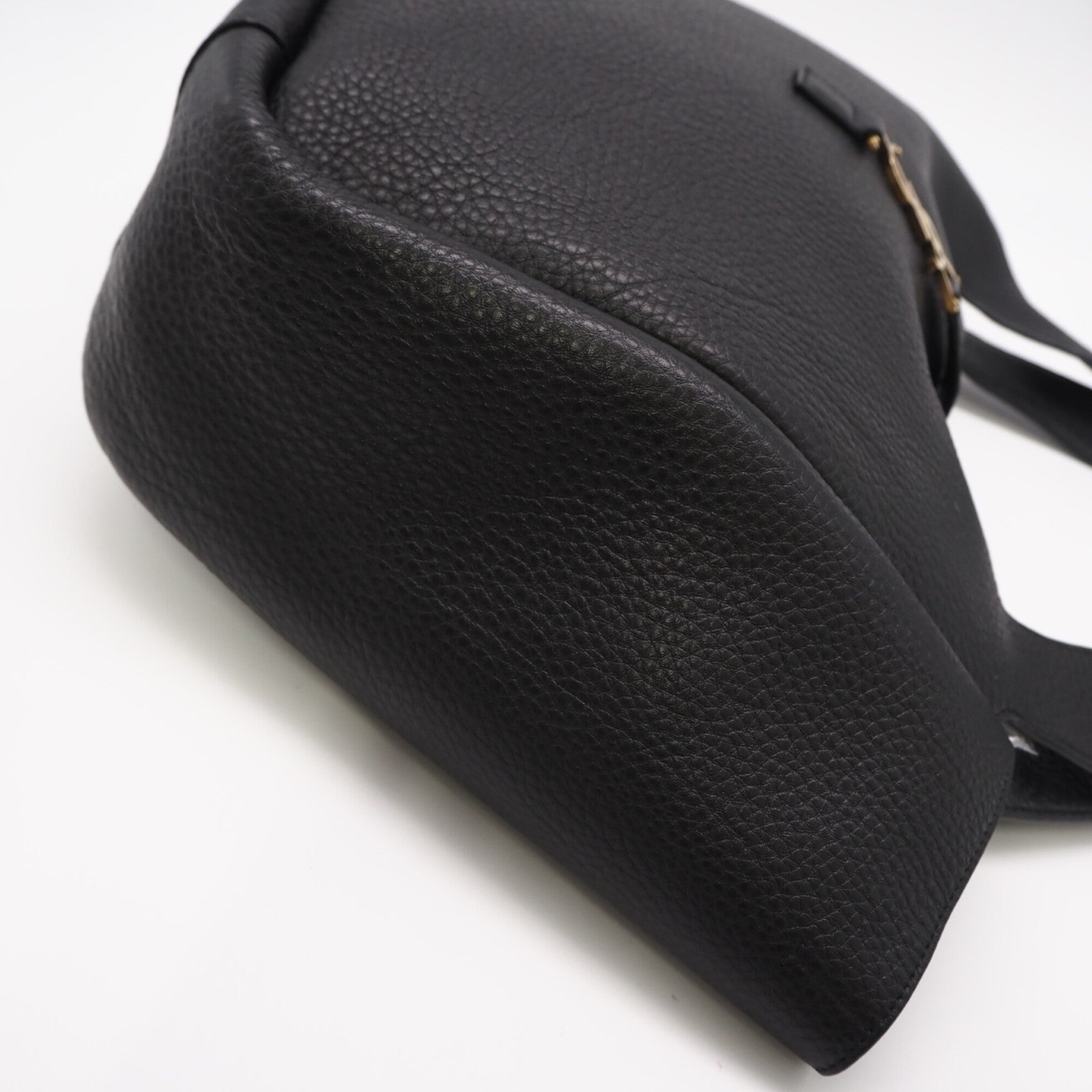 Yves Saint Laurent Black Handbag Tote Bag (Pre-Owned)