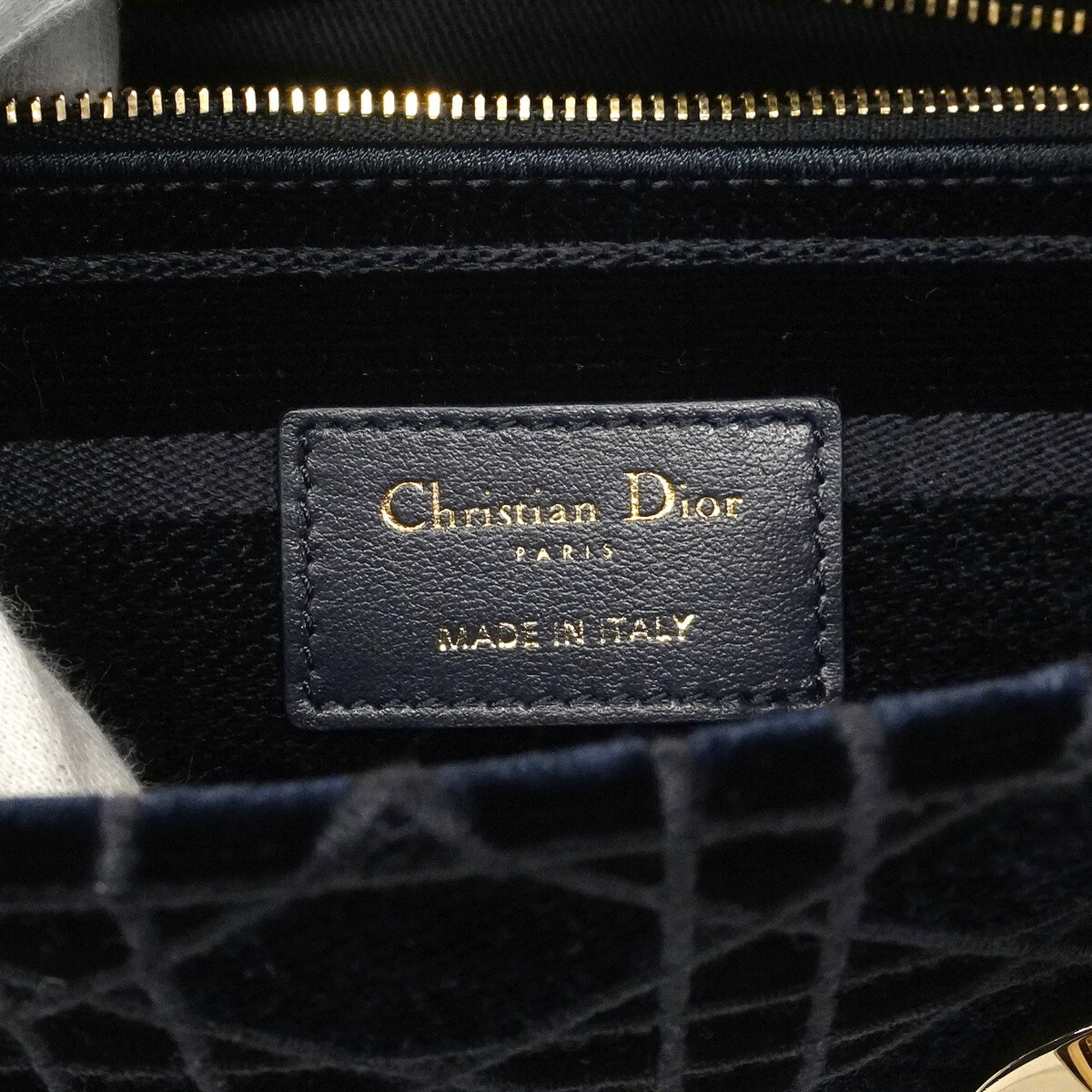 Christian Dior Navy Handbag (Pre-Owned)