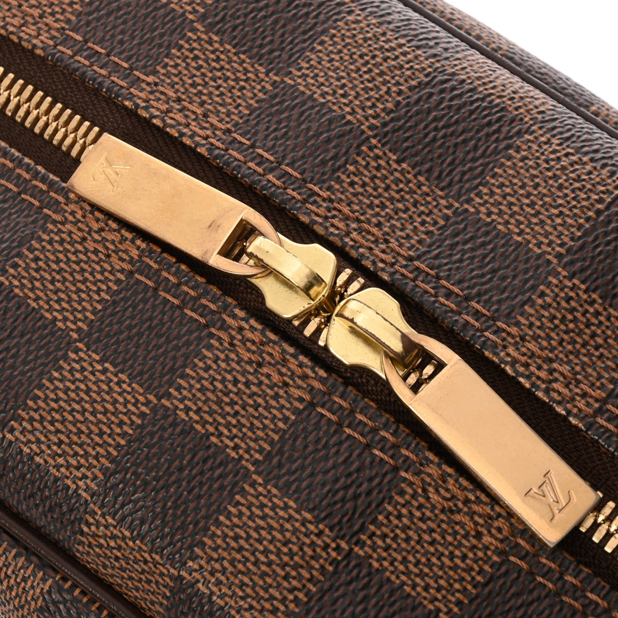 Louis Vuitton Damier Brown Damier Canvas Handbag (Pre-Owned)