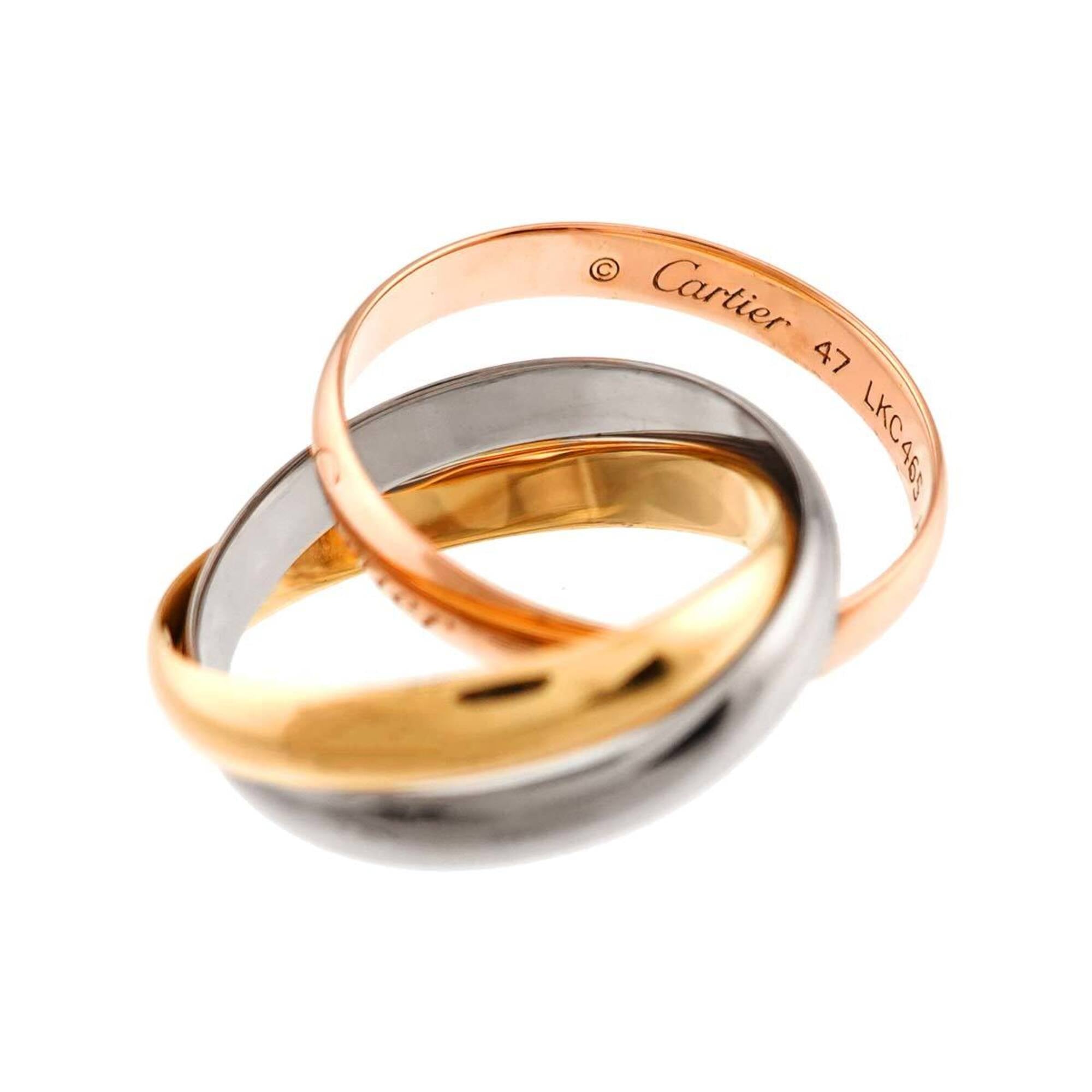 Cartier Yellow Gold (18K) Pink Gold (18K) White Gold (18K) Band Ring (Pre-Owned)
