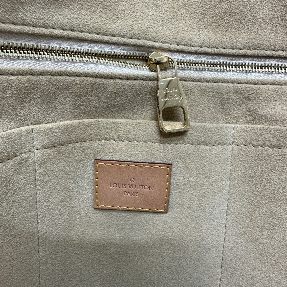 Louis Vuitton White Damier Azur Shoulder Bag Tote Bag (Pre-Owned)