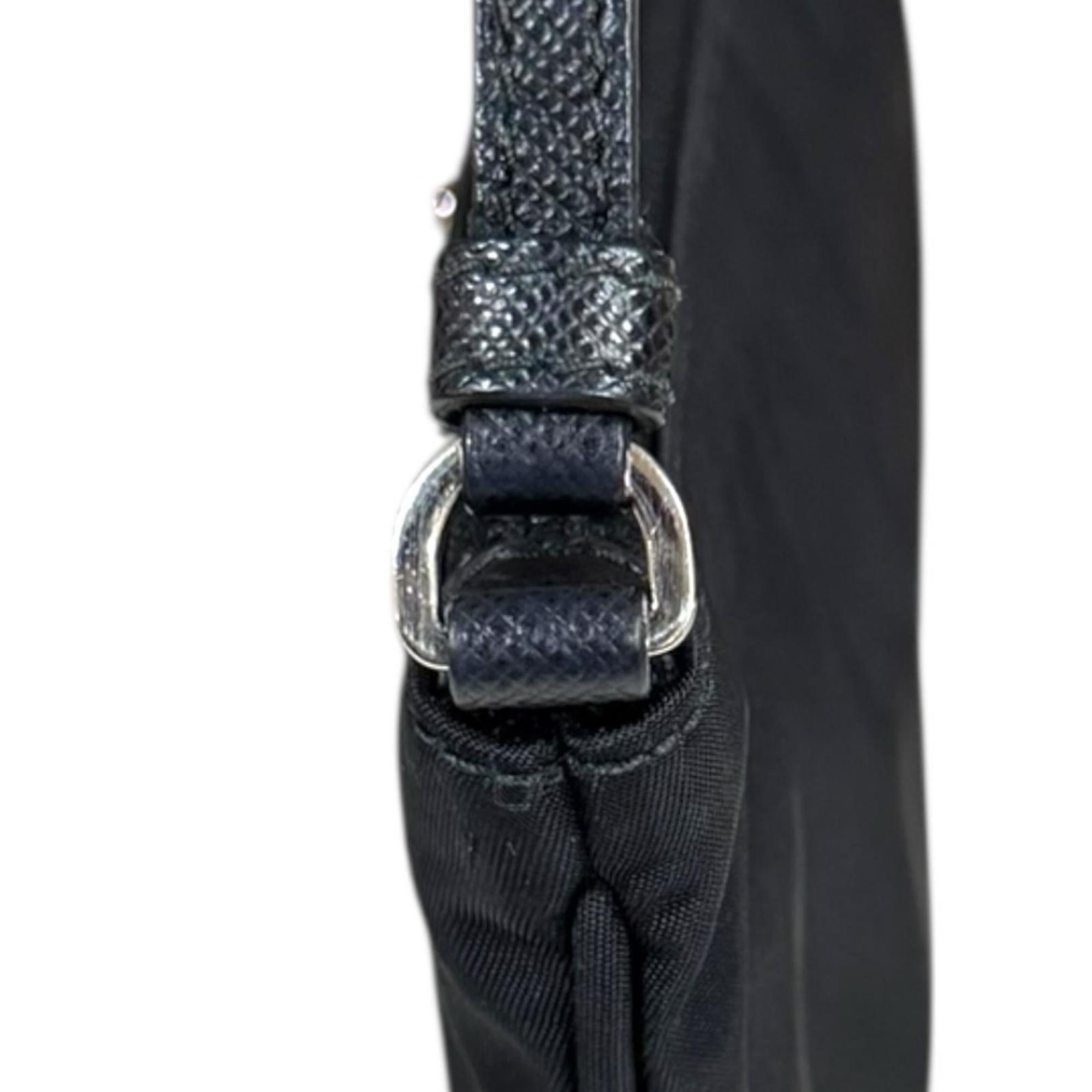 Prada Black Nylon Handbag (Pre-Owned)
