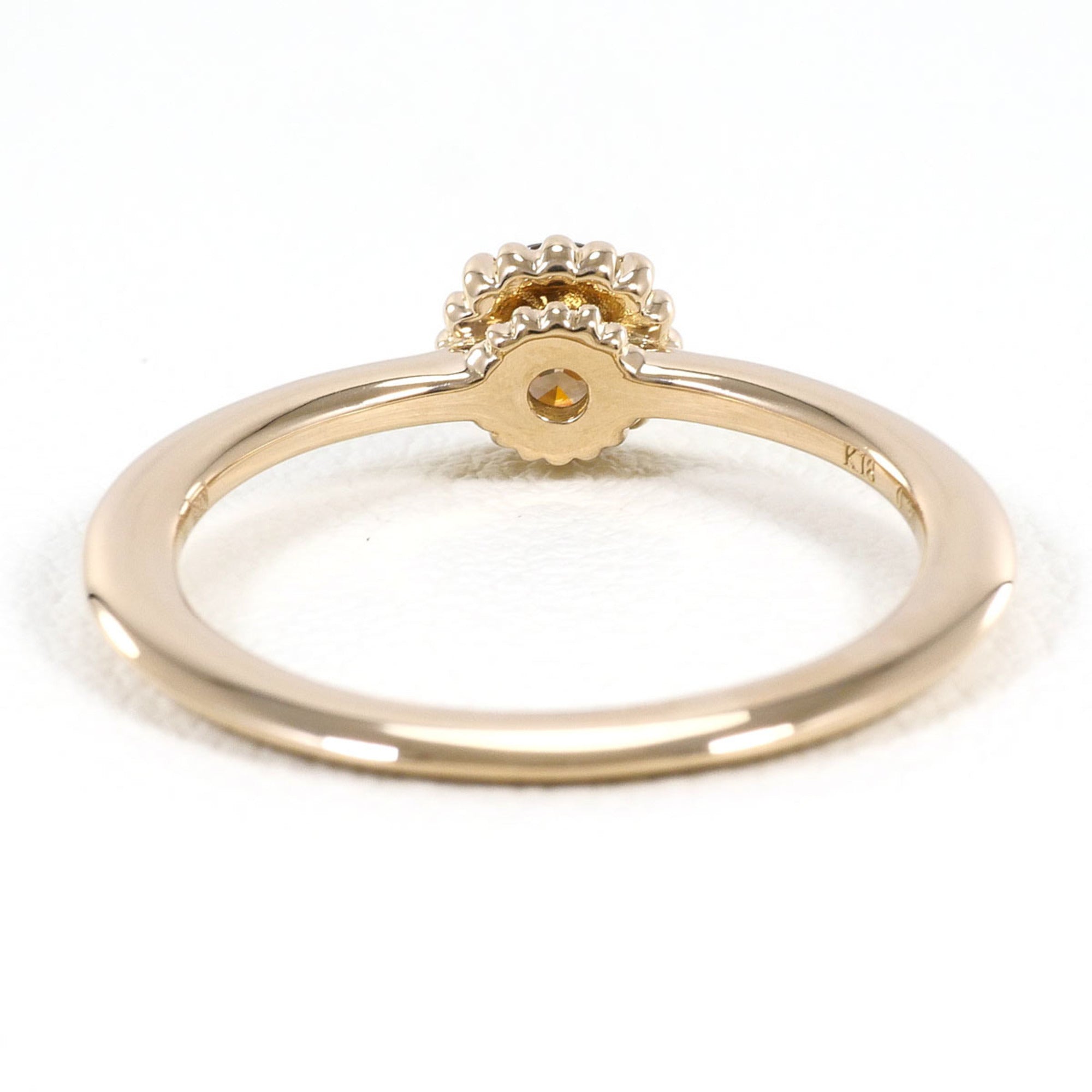 Unbranded Brown Yellow Gold Yellow Gold (18K) Band Ring (Pre-Owned)