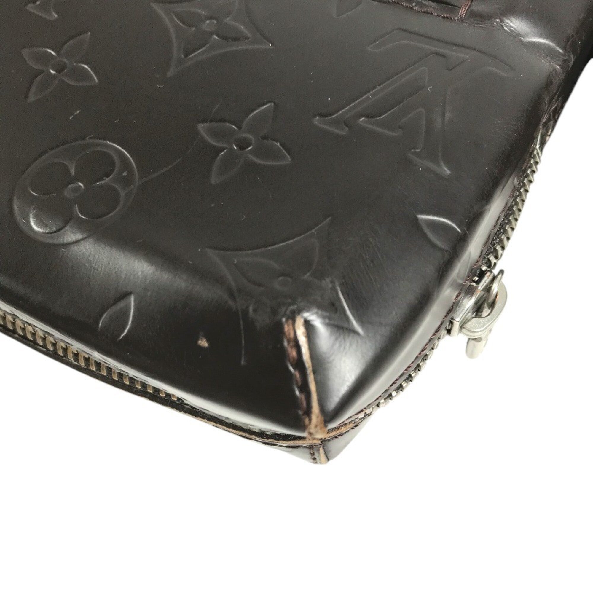 Louis Vuitton Brown Coffee Monogram Leather Pochette Shoulder Bag (Pre-Owned)