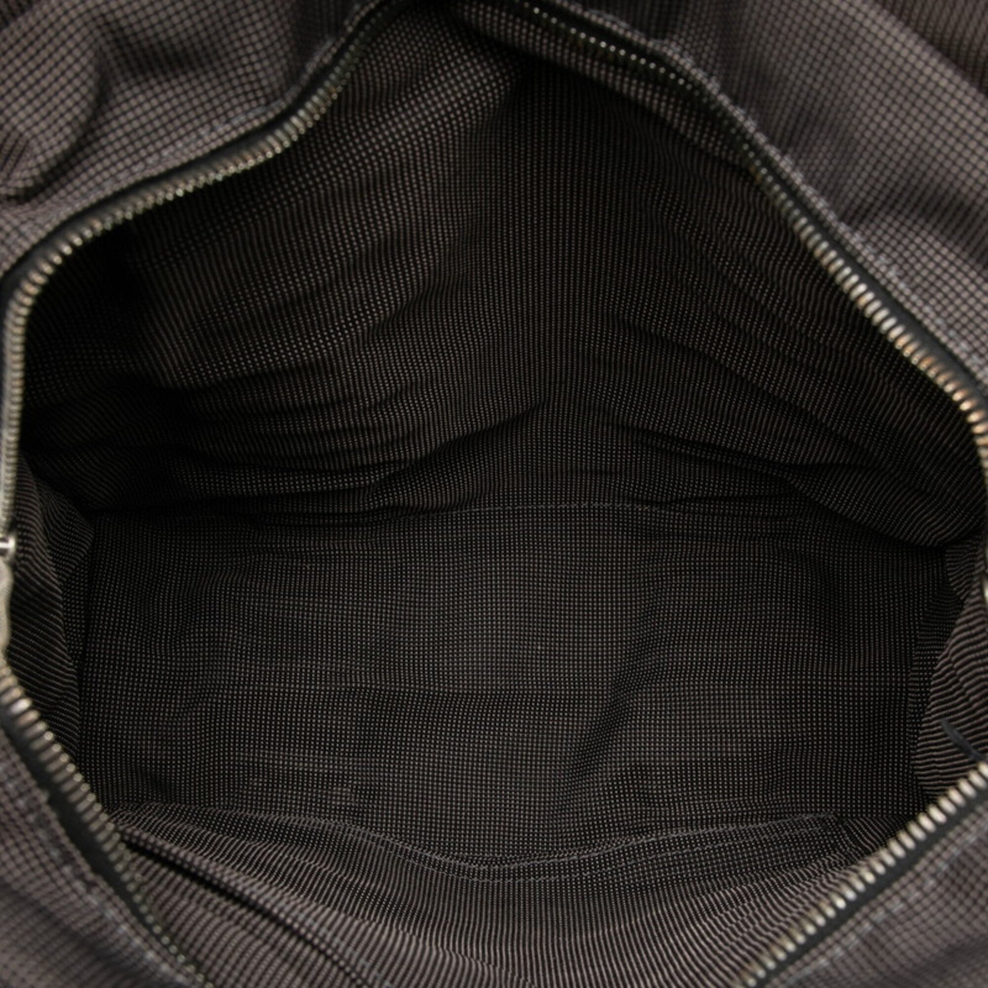 Hermes Gray Canvas Backpack Handbag (Pre-Owned)