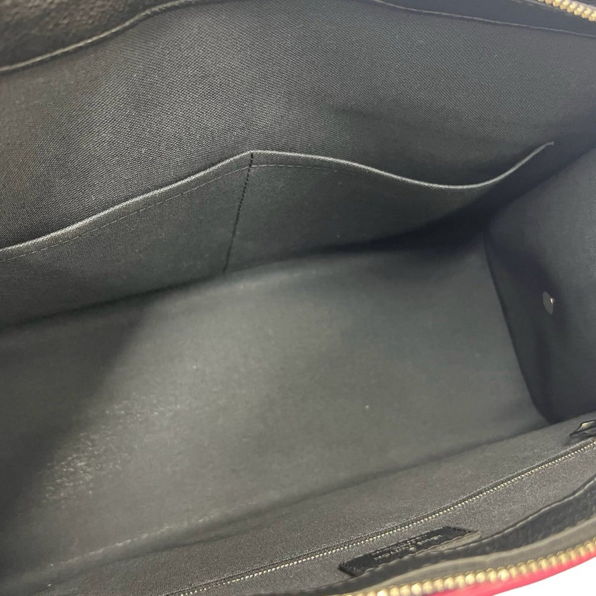 Louis Vuitton Black Pink Leather Handbag Shoulder Bag (Pre-Owned)