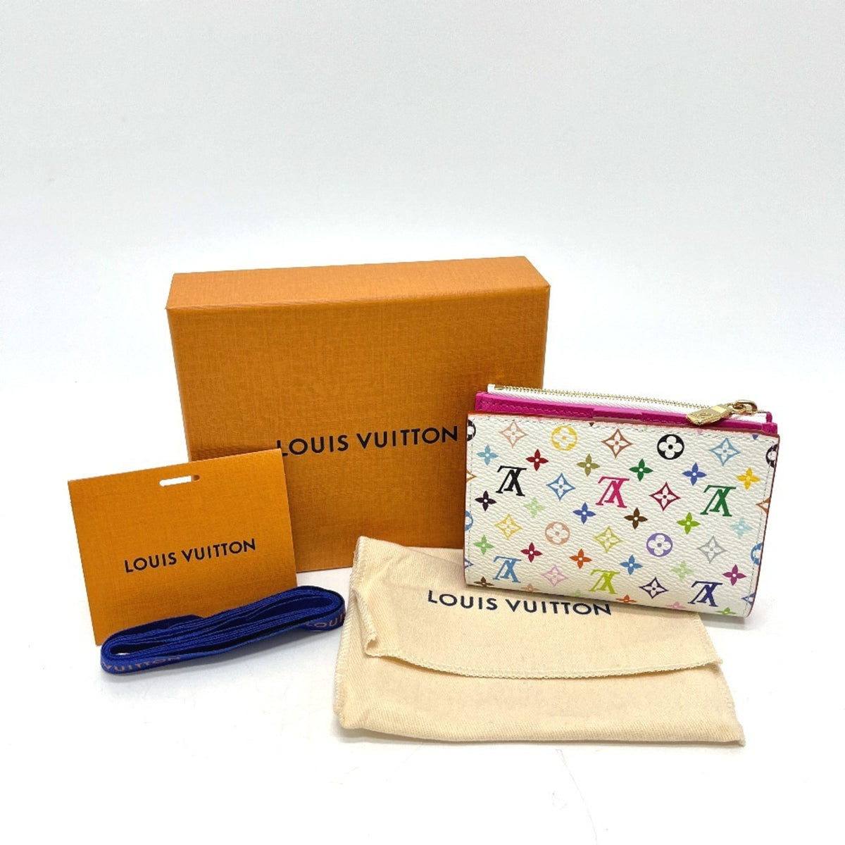 Louis Vuitton Blanc Monogram Monogram Multicolore Wallet (Bi-Fold) (Pre-Owned)