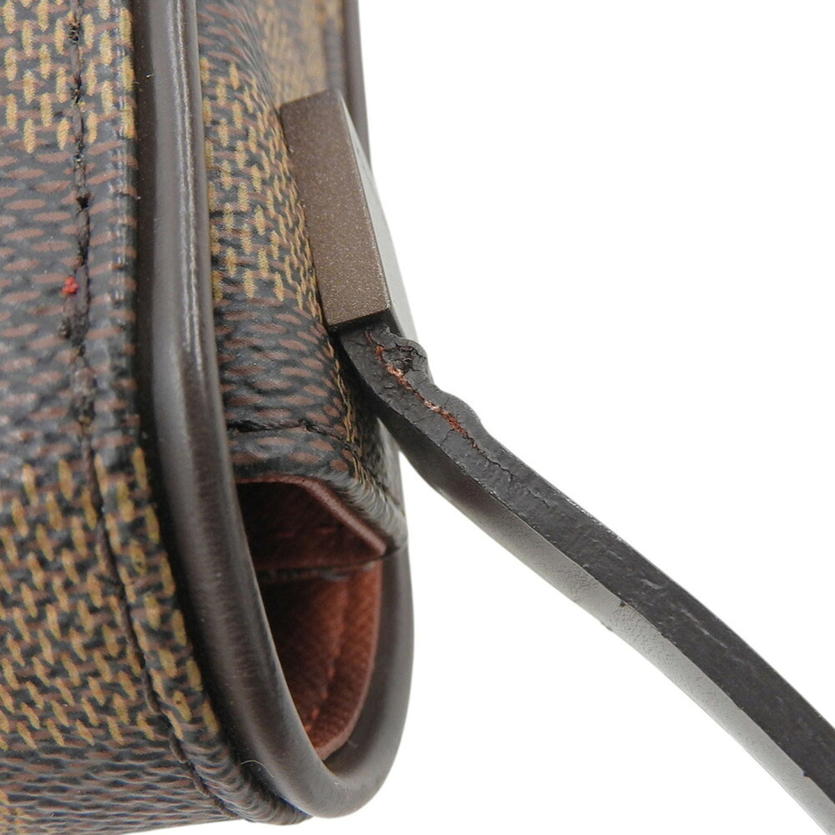 Louis Vuitton Ebene Pvc Shoulder Bag (Pre-Owned)