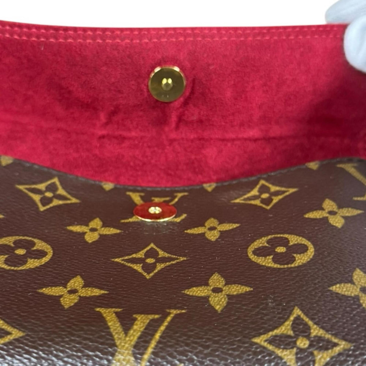 Louis Vuitton Brown Monogram Canvas Handbag (Pre-Owned)