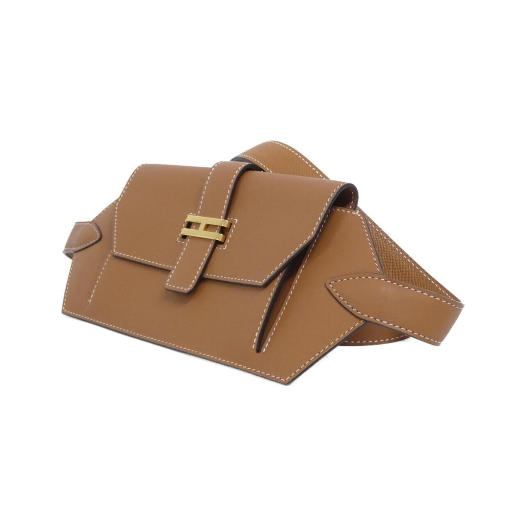 Hermes Gold Swift Leather Fanny Pack (Pre-Owned)