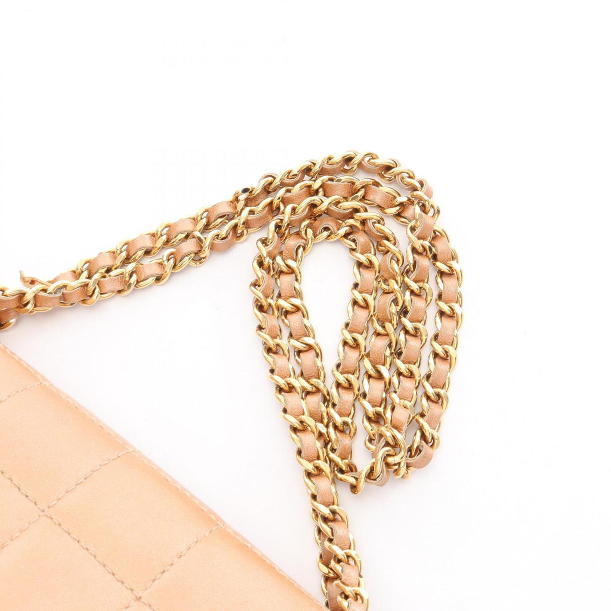 Chanel Pink Leather Handbag Shoulder Bag (Pre-Owned)
