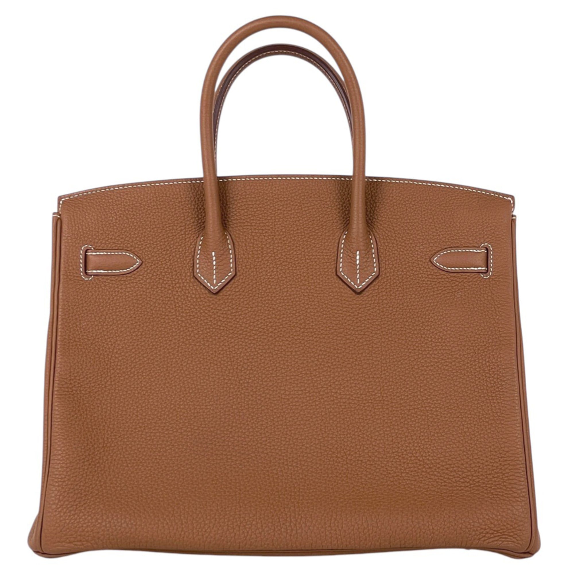 Hermes Birkin Brown Togo Leather Handbag (Pre-Owned)