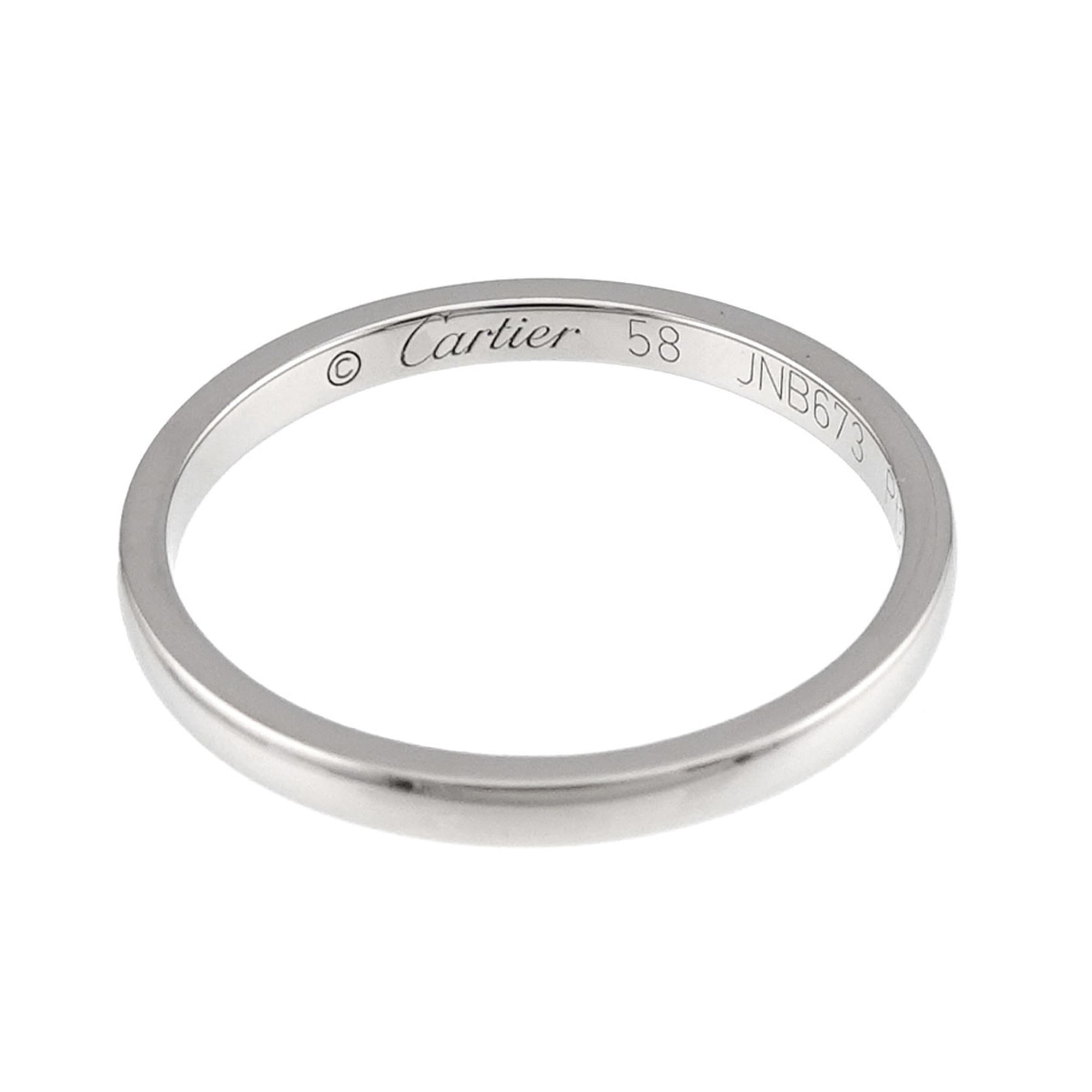 Cartier Platinum 950 Band Ring (Pre-Owned)