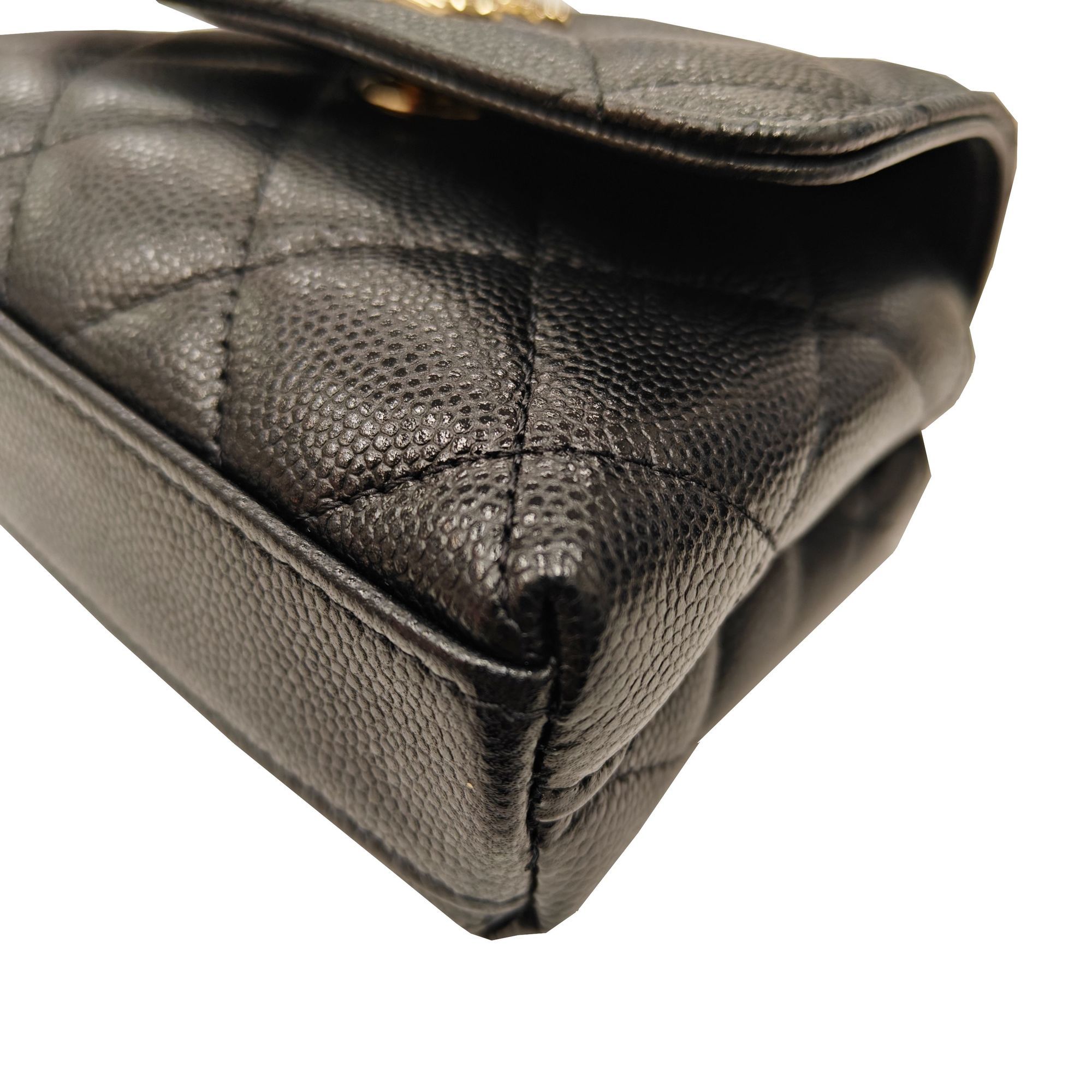 Chanel Black Caviar Leather Backpack (Pre-Owned)