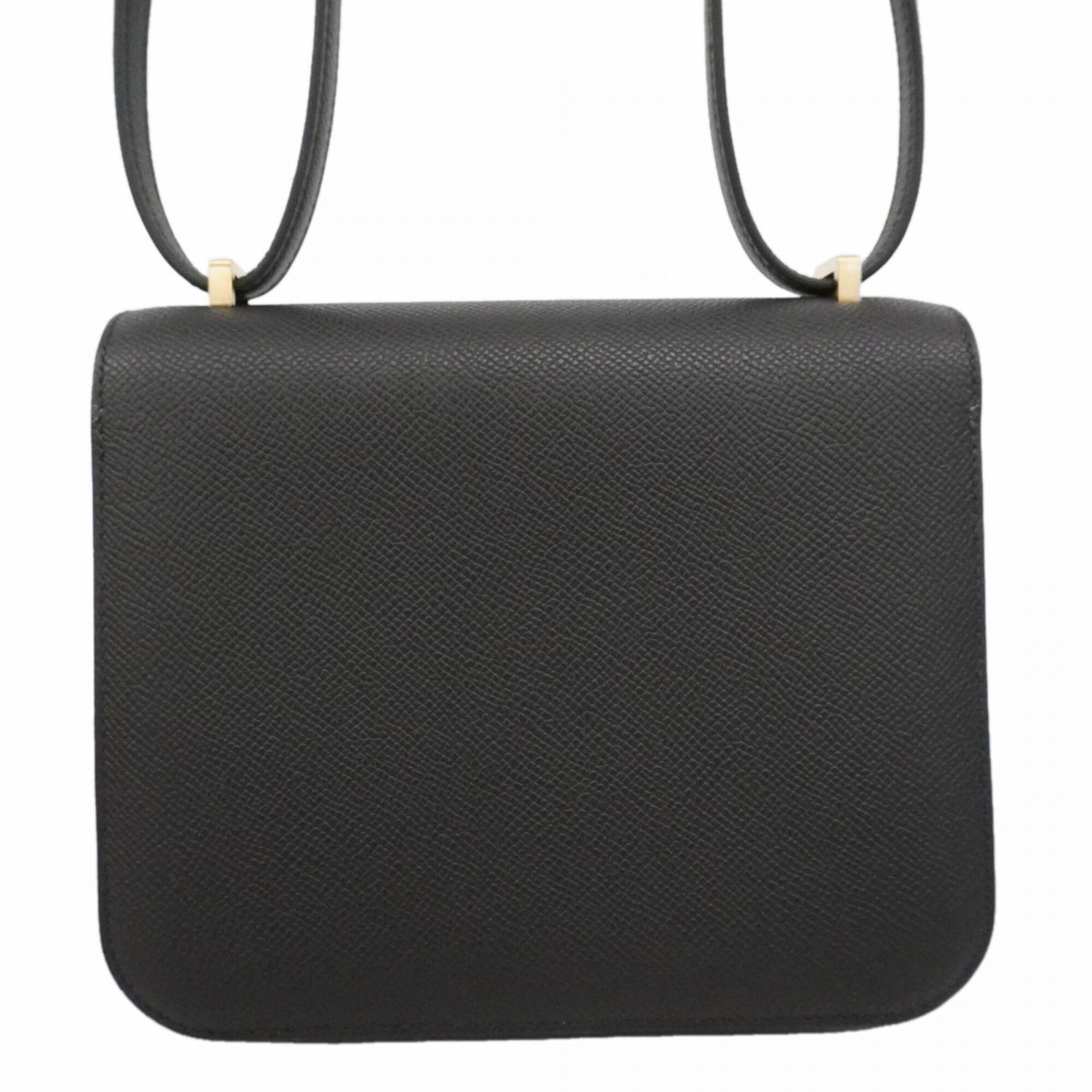 Hermes Black Epsom Leather Shoulder Bag (Pre-Owned)